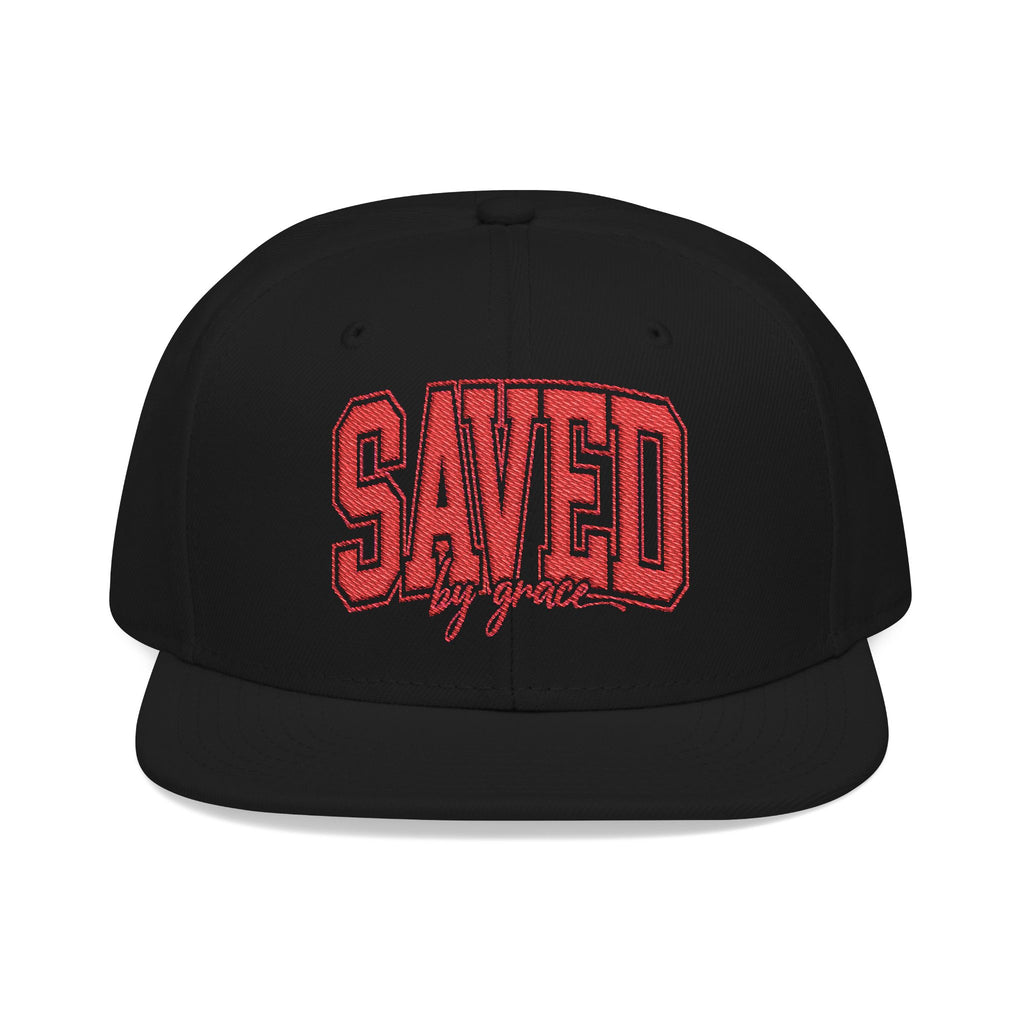 Saved By Grace Embroidered Hat
