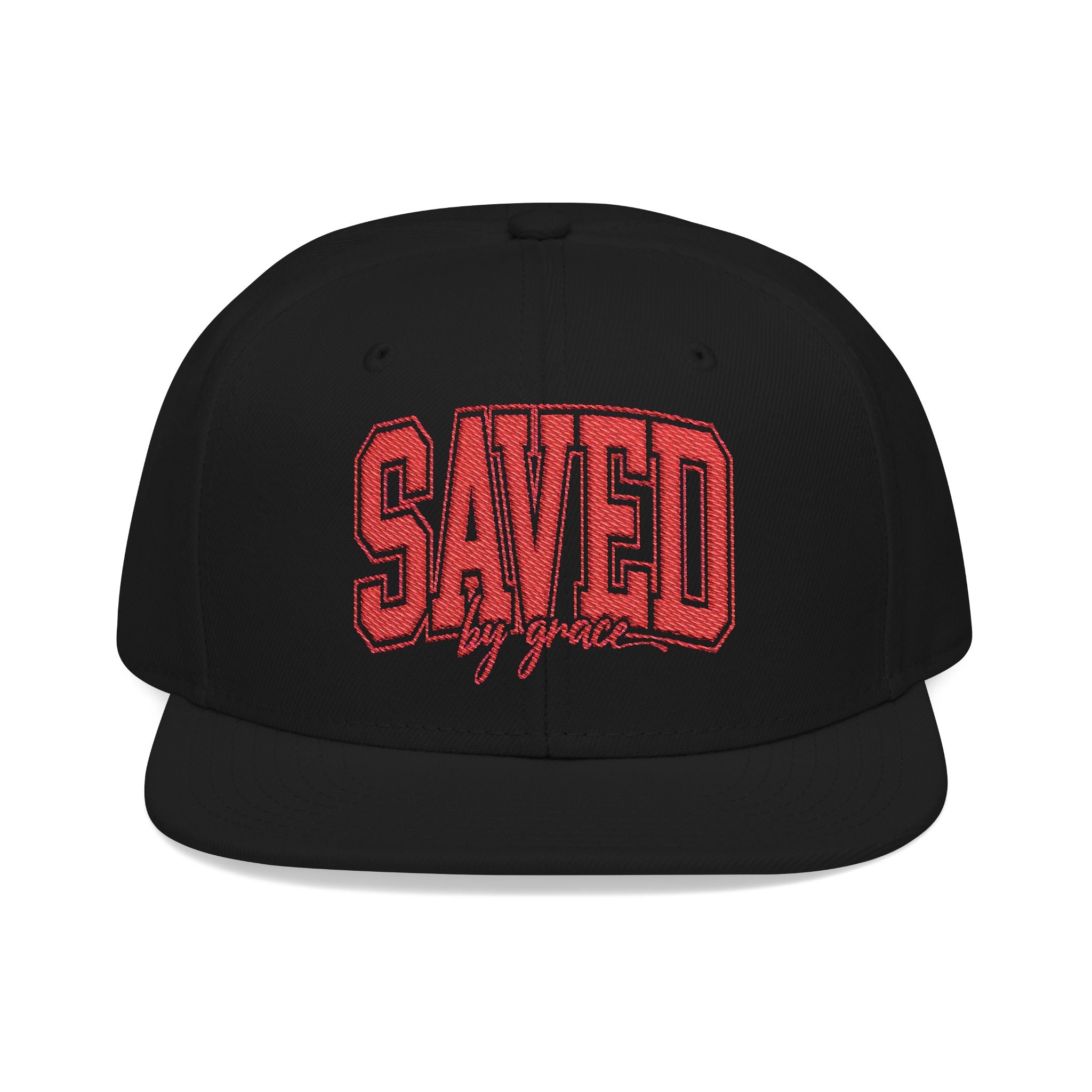 Saved By Grace Embroidered Hat