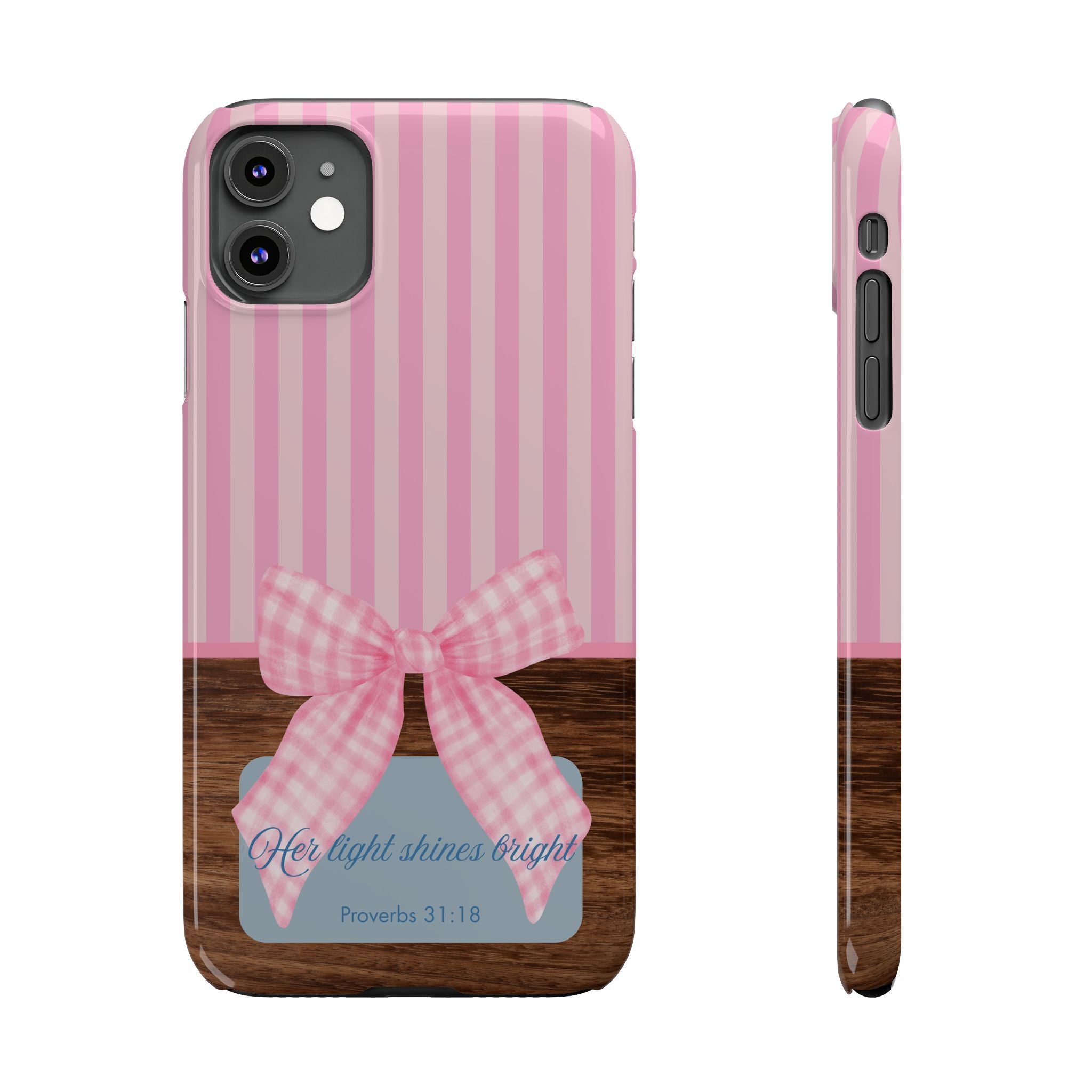 Her Light Shines Bright iPhone Case