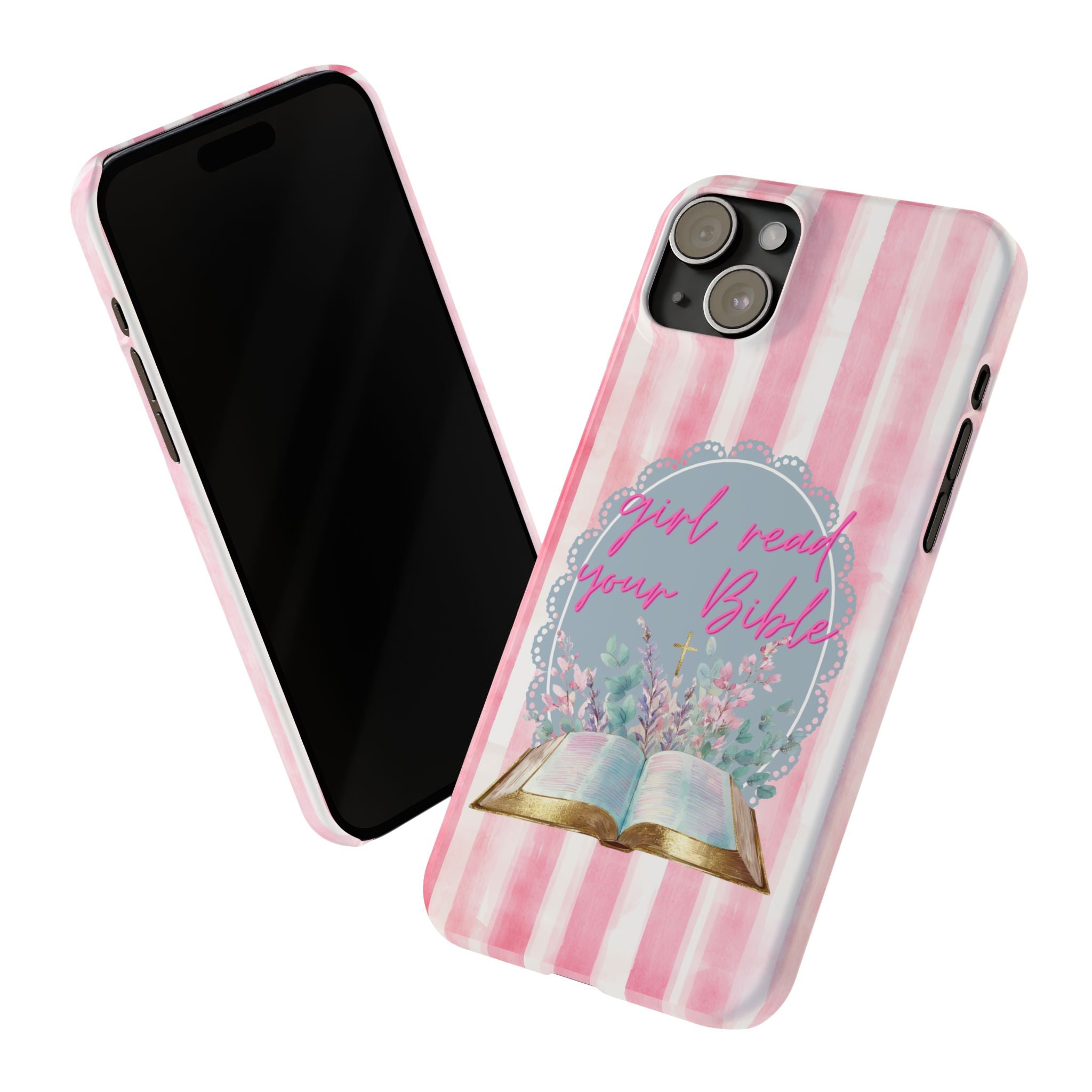 Girl Read Your Bible iPhone Case