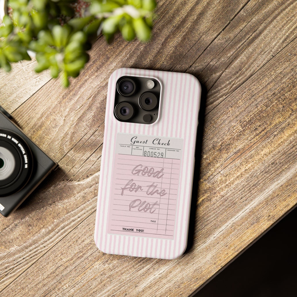Good For The Plot iPhone Case