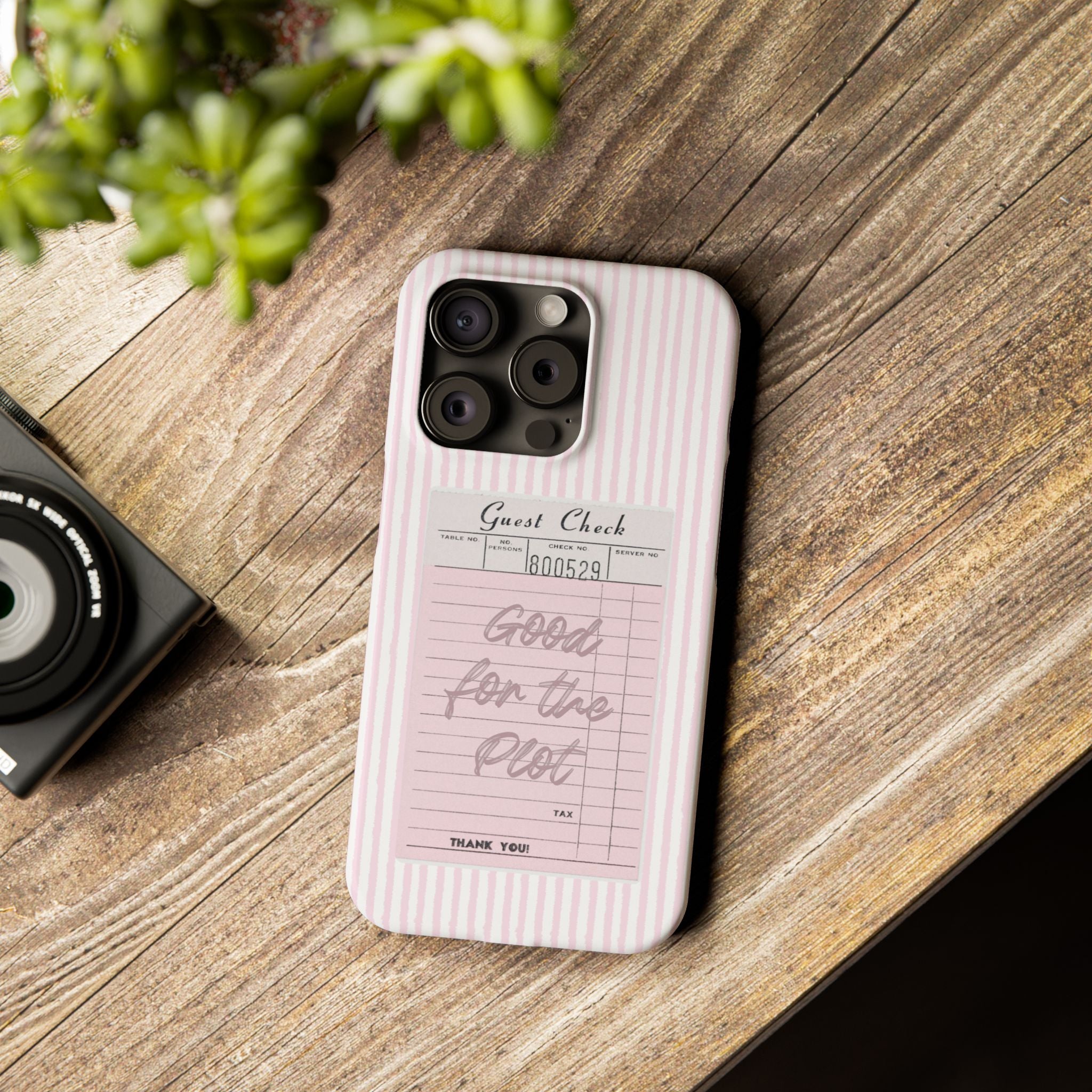 Good For The Plot iPhone Case