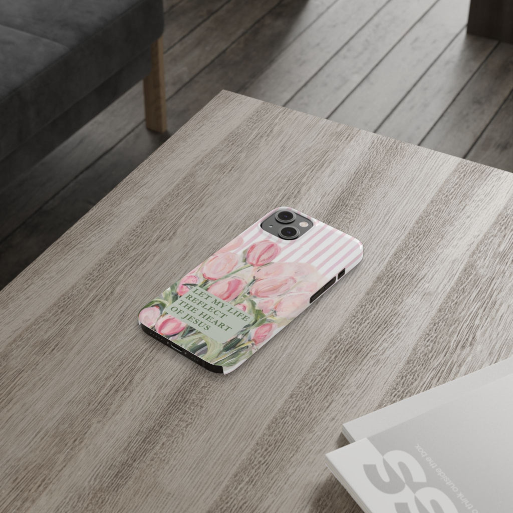 Let My Life Reflect The Heart Of Jesus iPhone Case