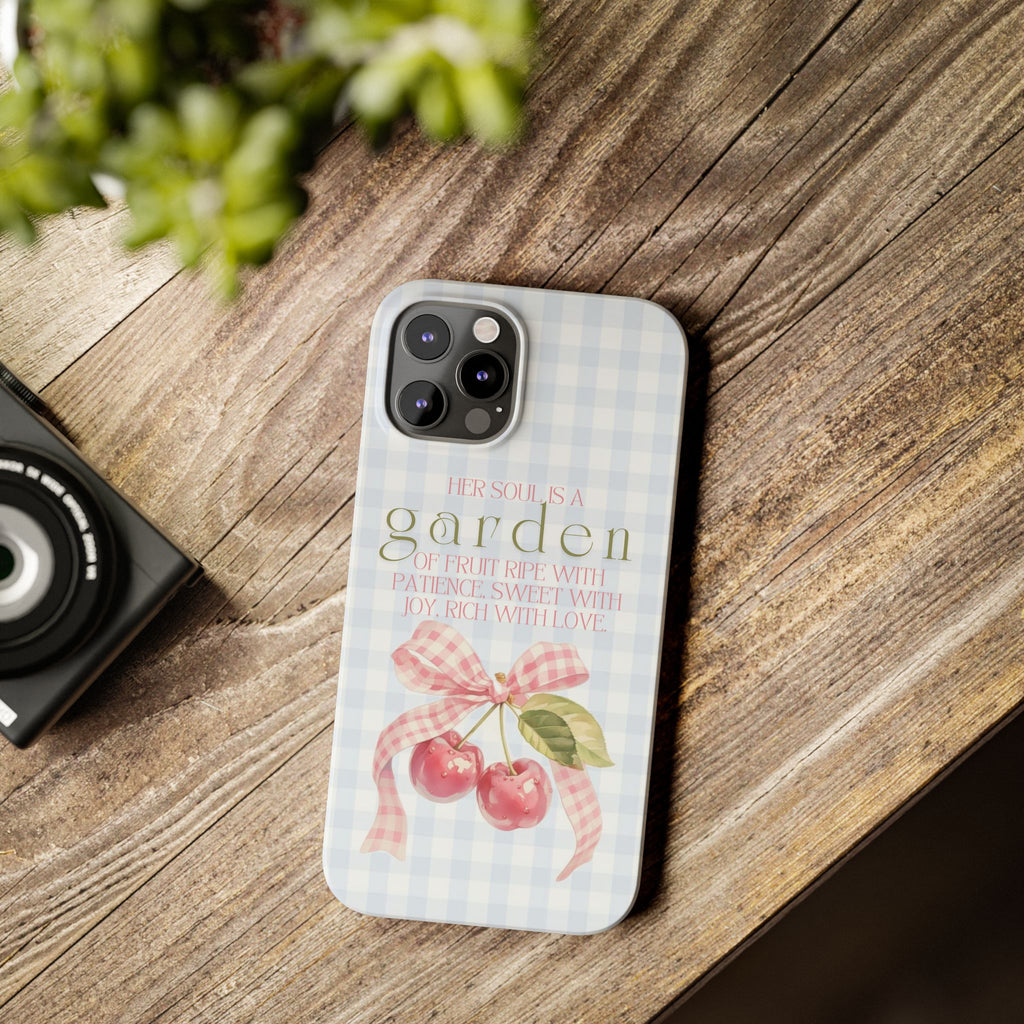 Her Soul Is A Garden iPhone Case