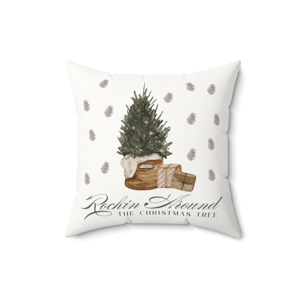 Rockin Around The Christmas Tree Pillow