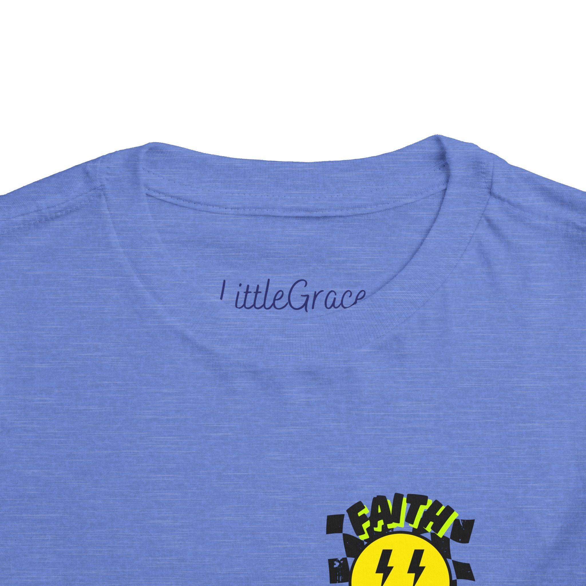 Faith over Fear front and back Toddler Tee