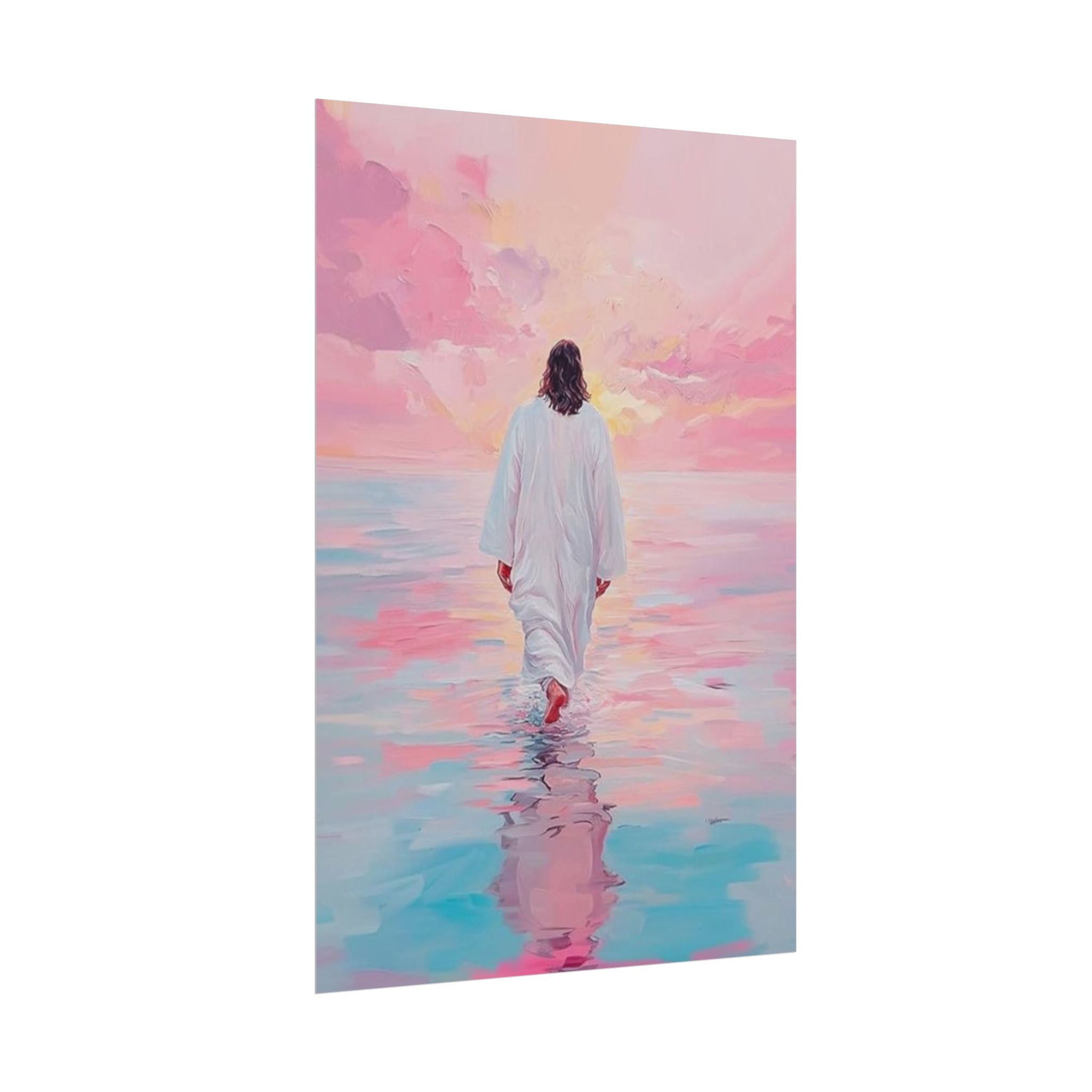 Jesus Walking On Water Unframed Poster