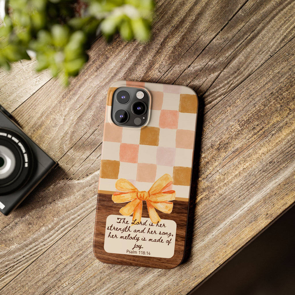 The Lord Is Her Strength iPhone Case
