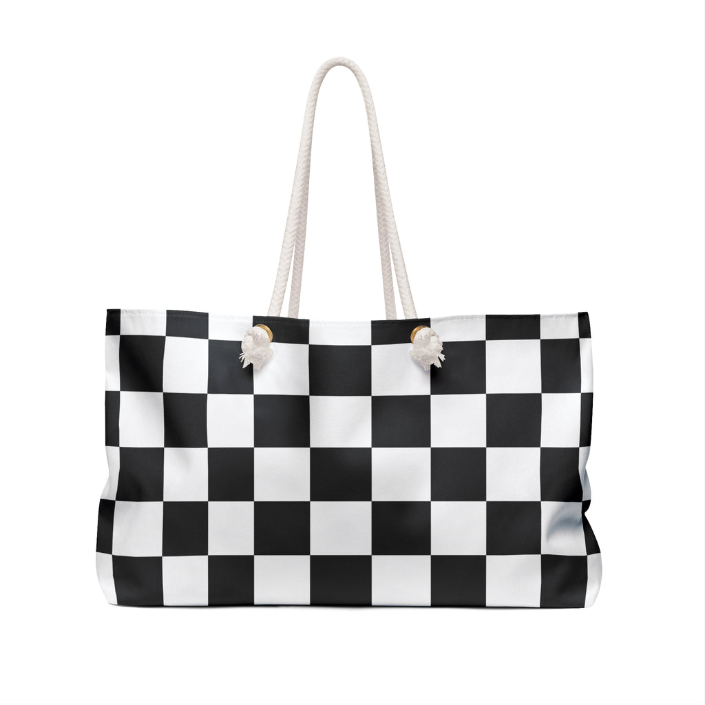 Checkered Mama Weekender Bag