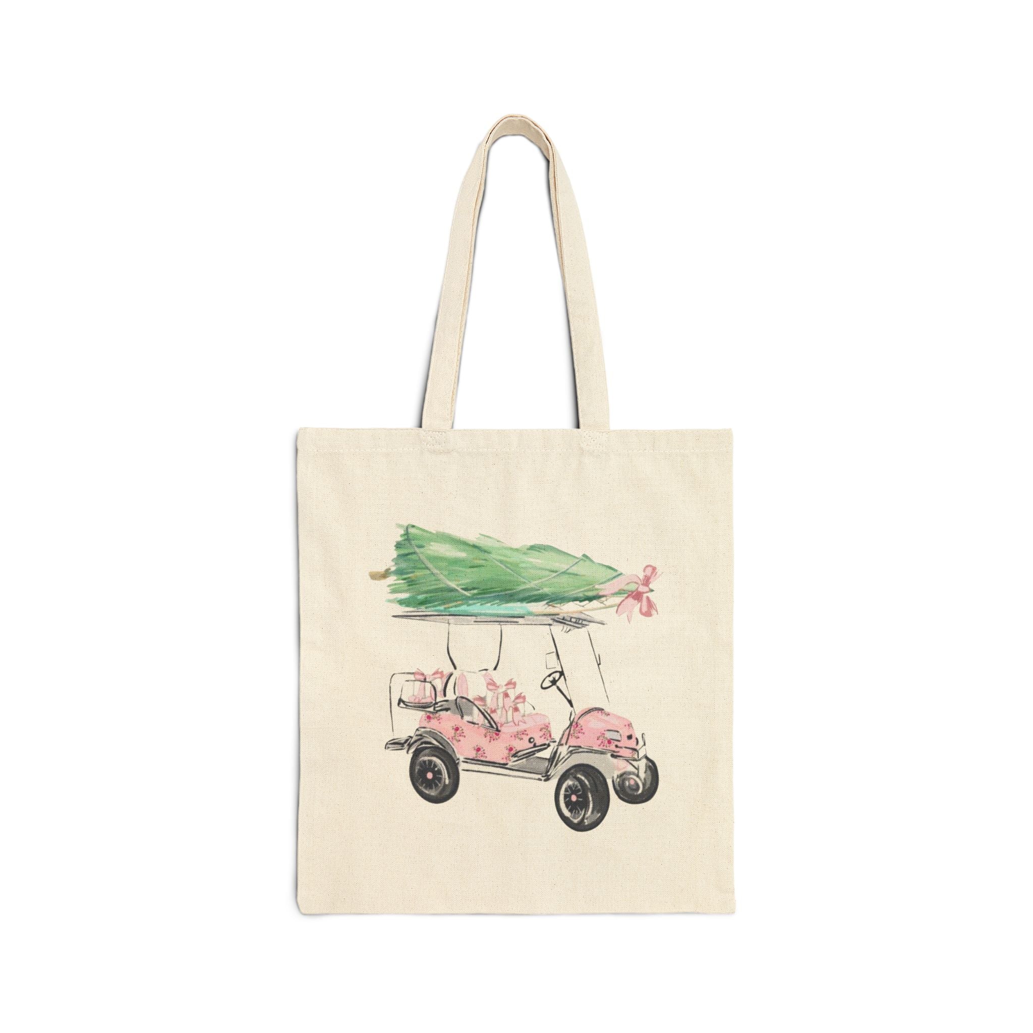 Christmas Caddy Canvas Tote