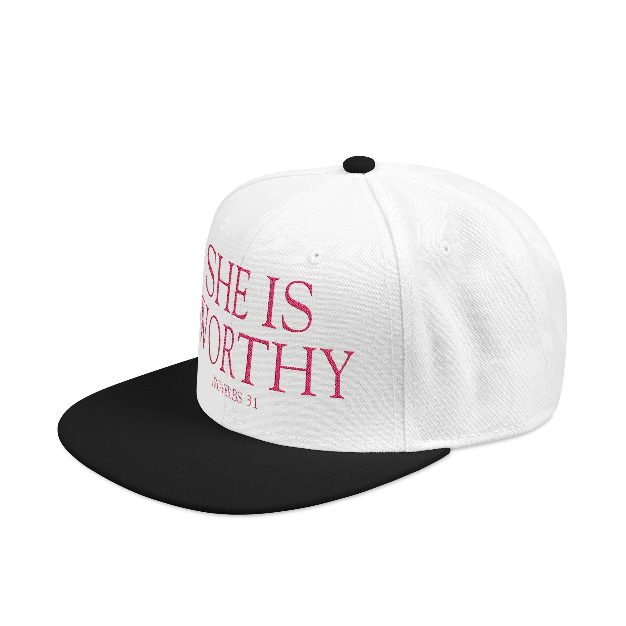 She Is Worthy Embroidered Hat