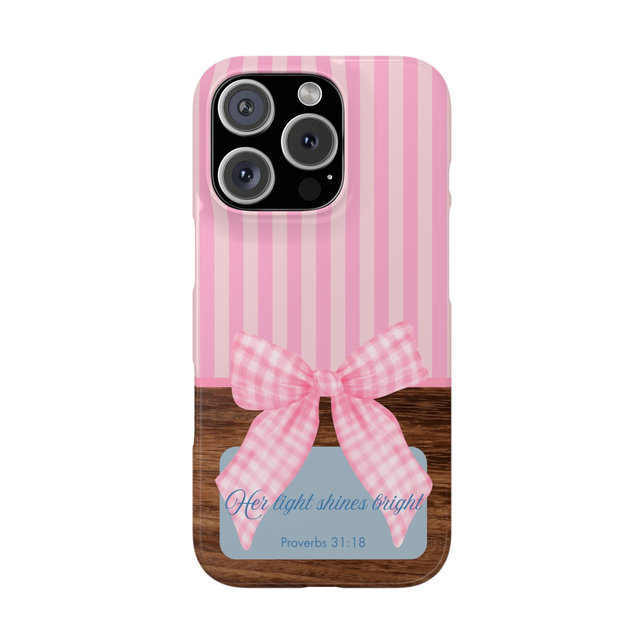 Her Light Shines Bright iPhone Case