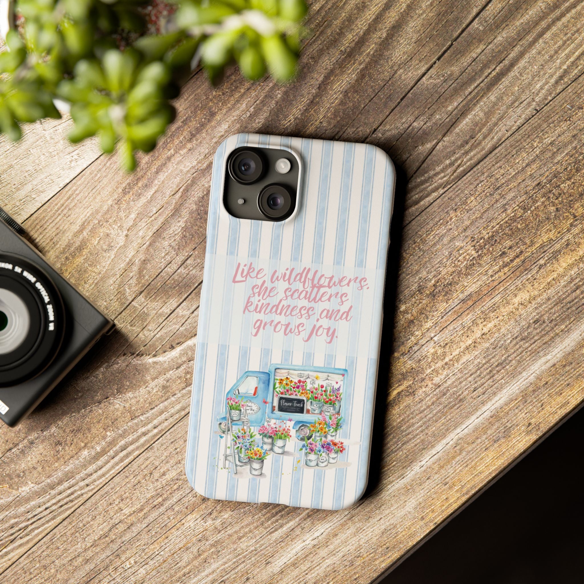 She’s Like Wildflowers iPhone Case