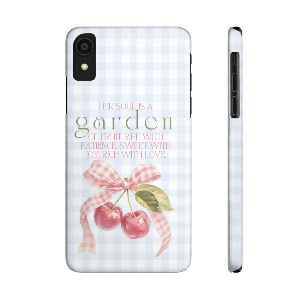 Her Soul Is A Garden iPhone Case