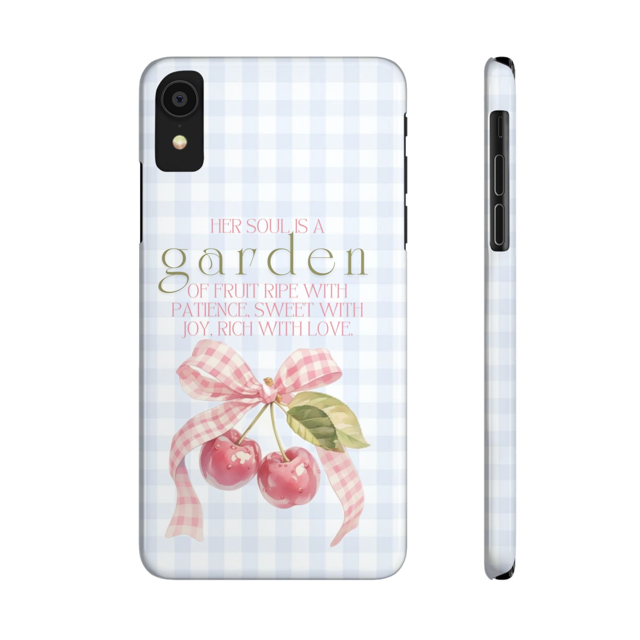 Her Soul Is A Garden iPhone Case
