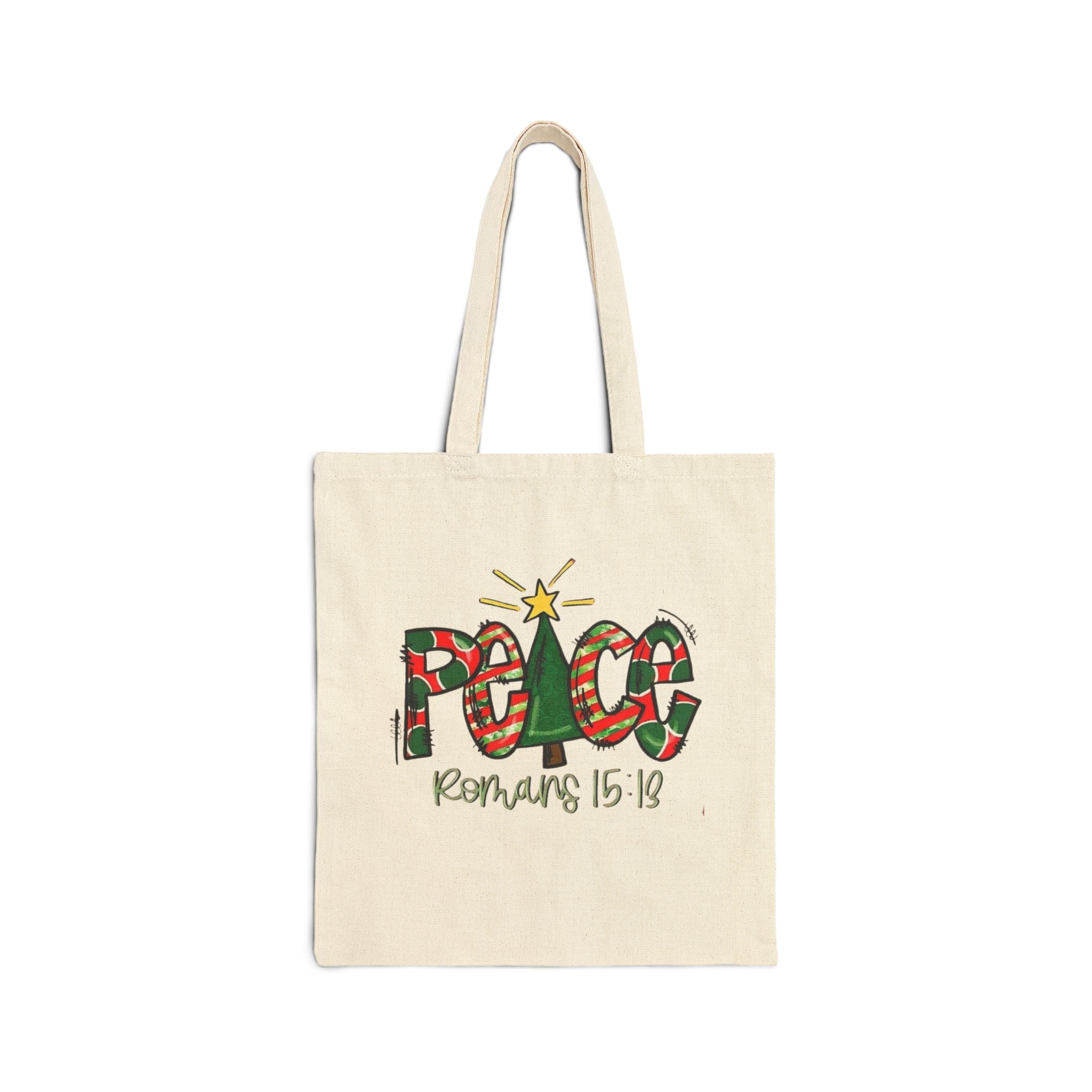 Peace Canvas Tote