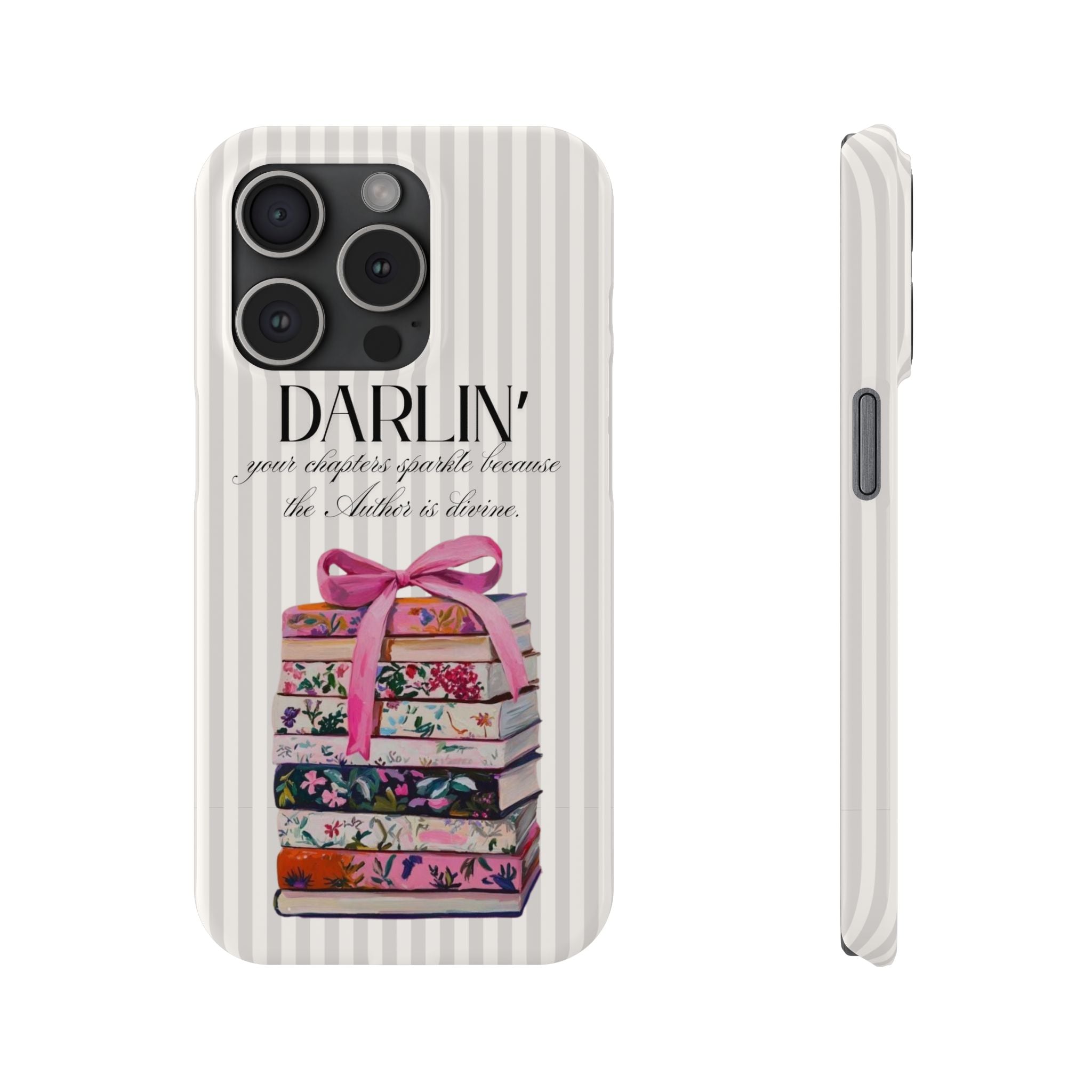 Darlin’ The Author Is Devine iPhone Case