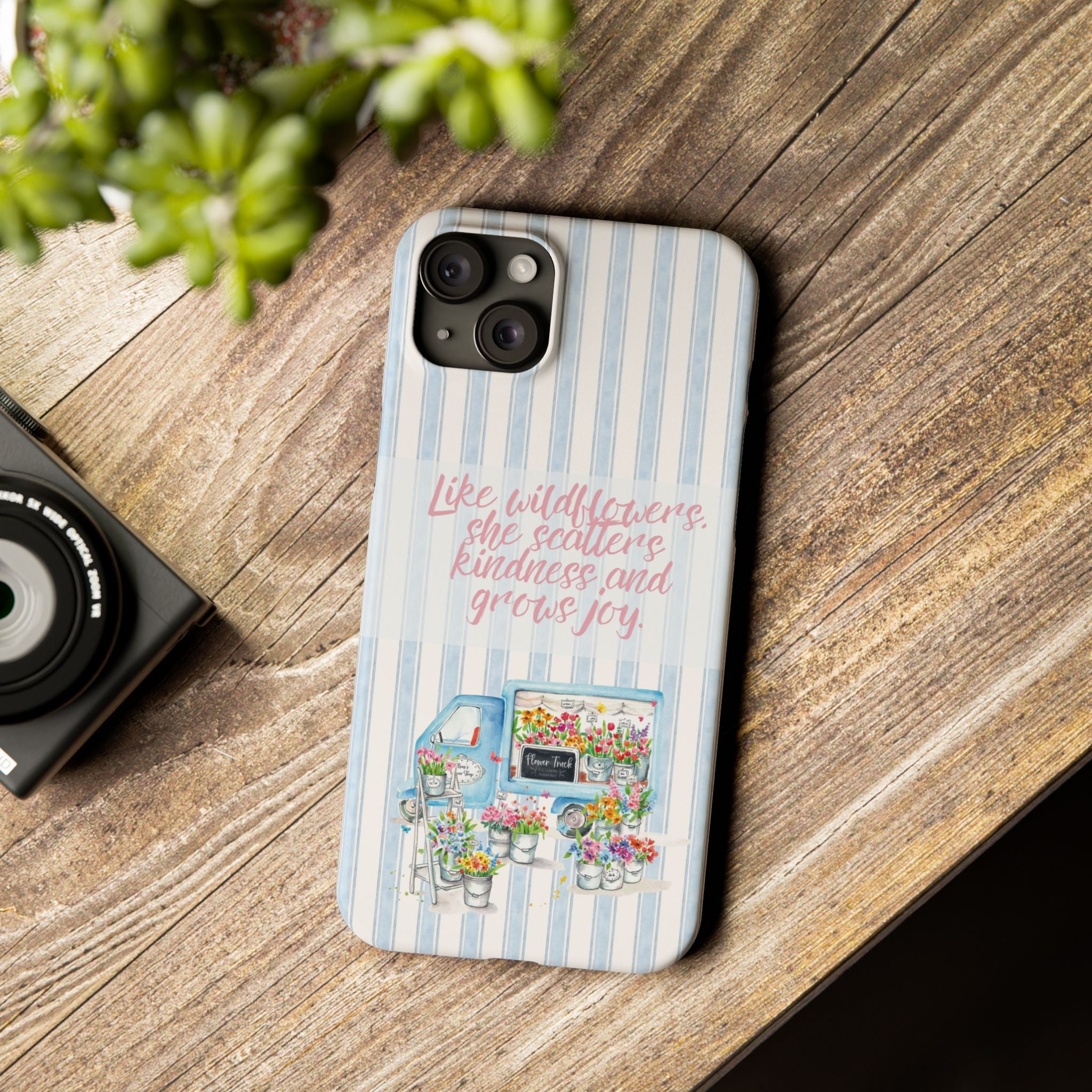 She’s Like Wildflowers iPhone Case
