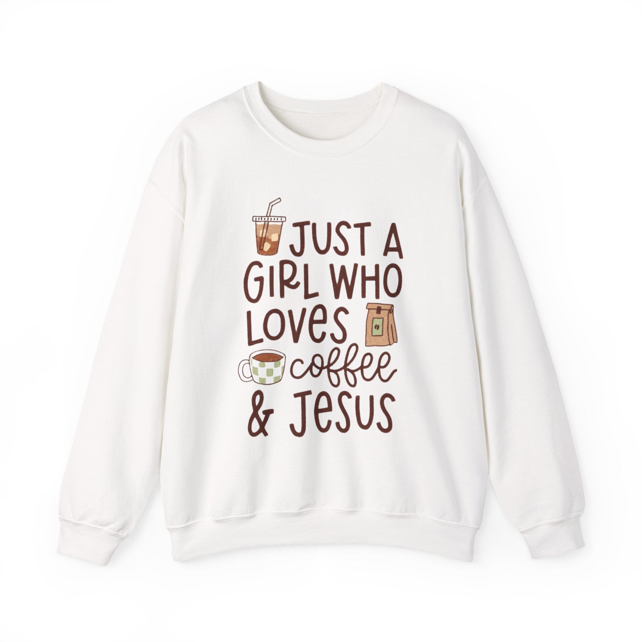 Coffee & Jesus Cozy Sweatshirt