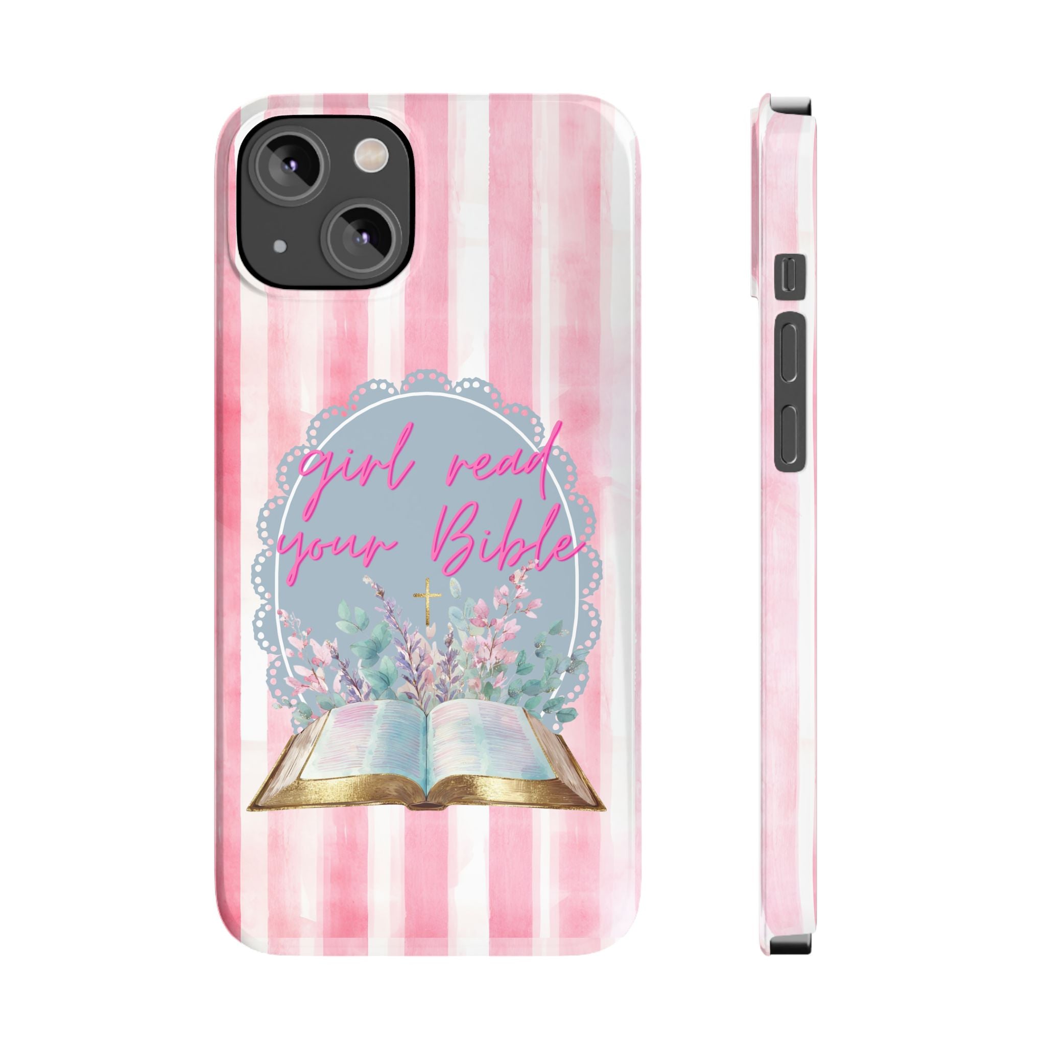 Girl Read Your Bible iPhone Case