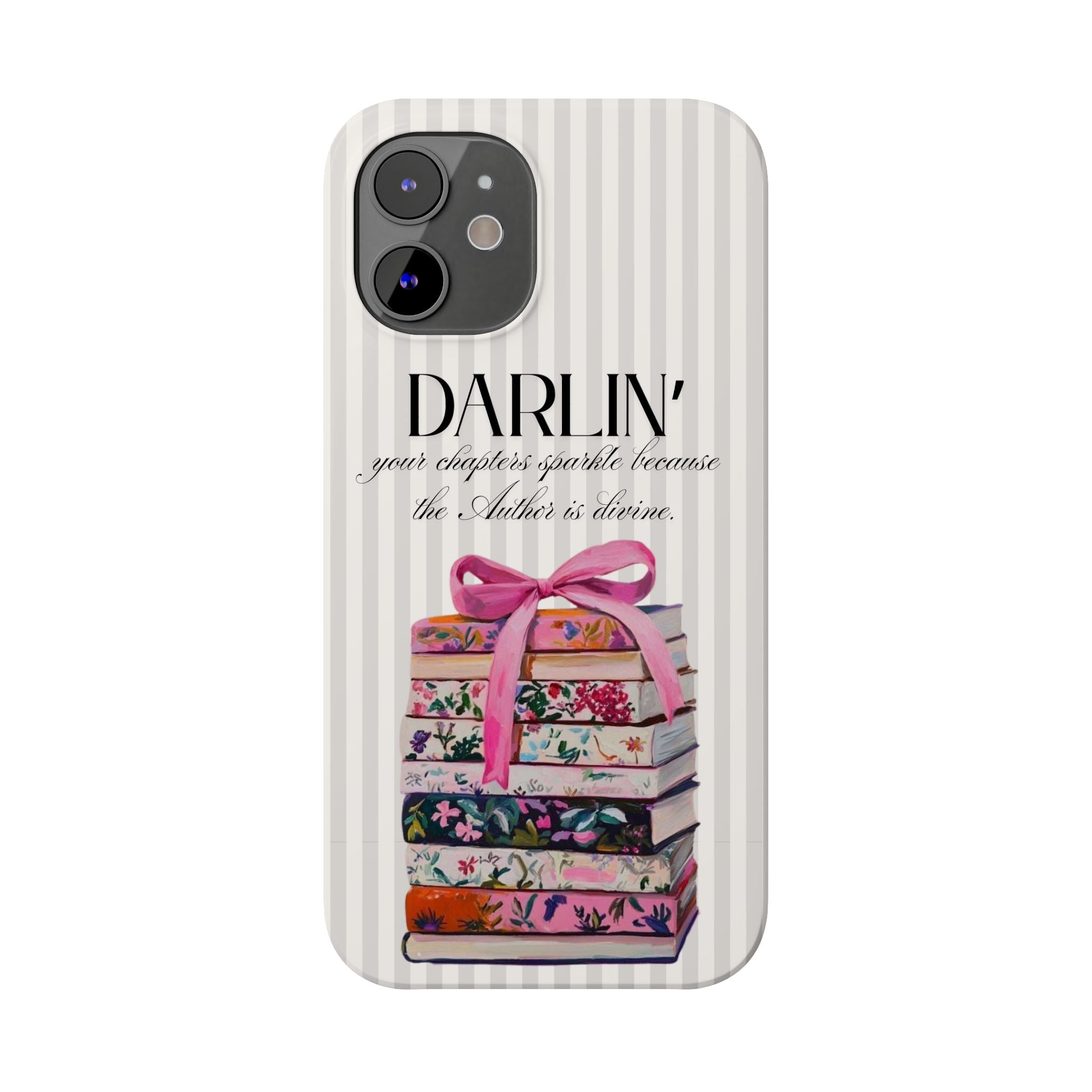 Darlin’ The Author Is Devine iPhone Case