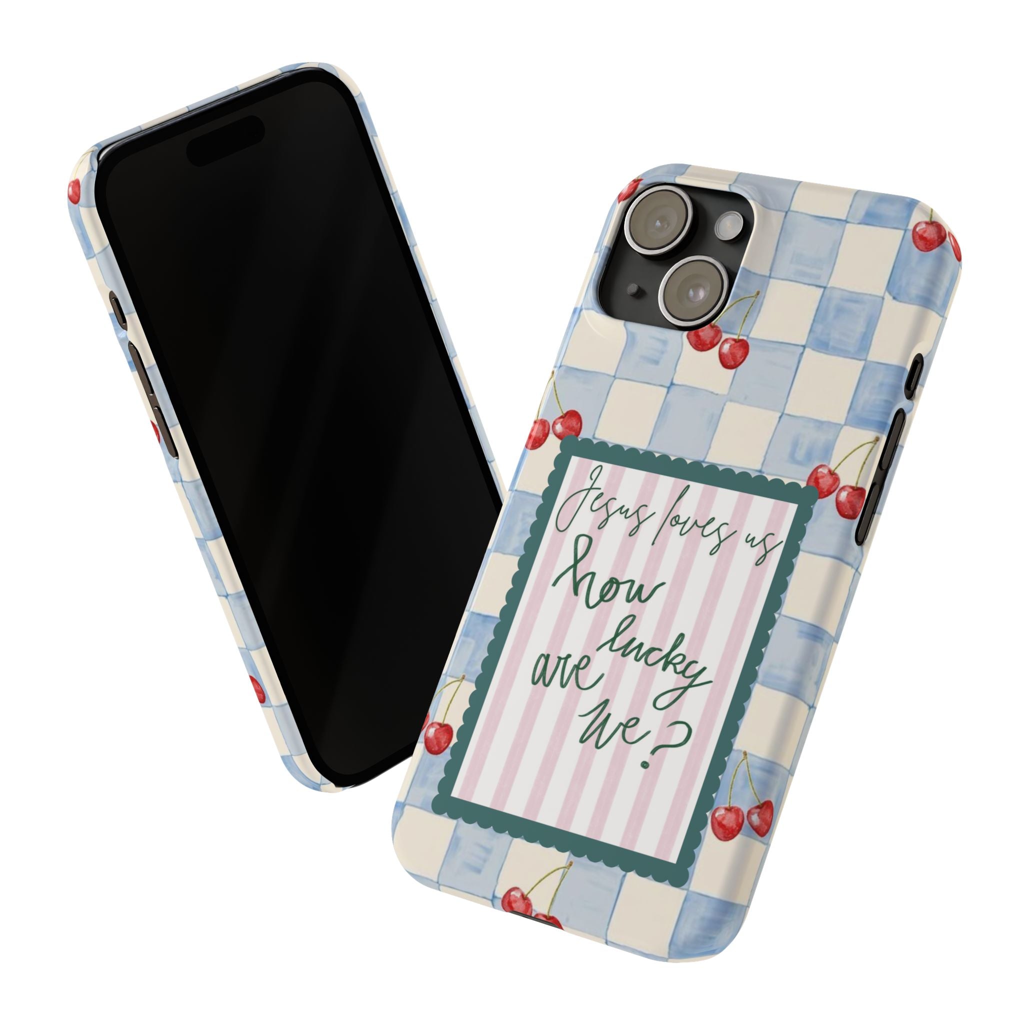 Jesus Loves Us iPhone Case