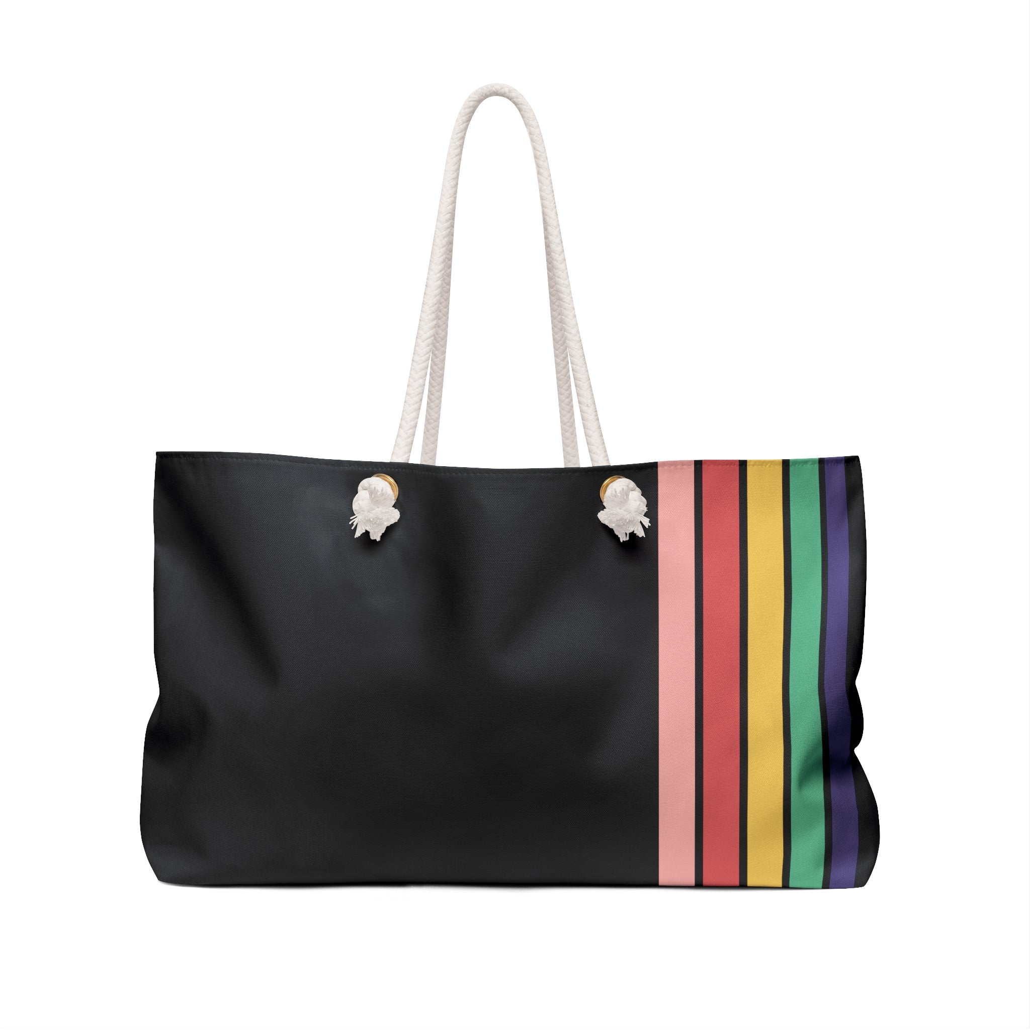 Mama Striped Weekender Bag