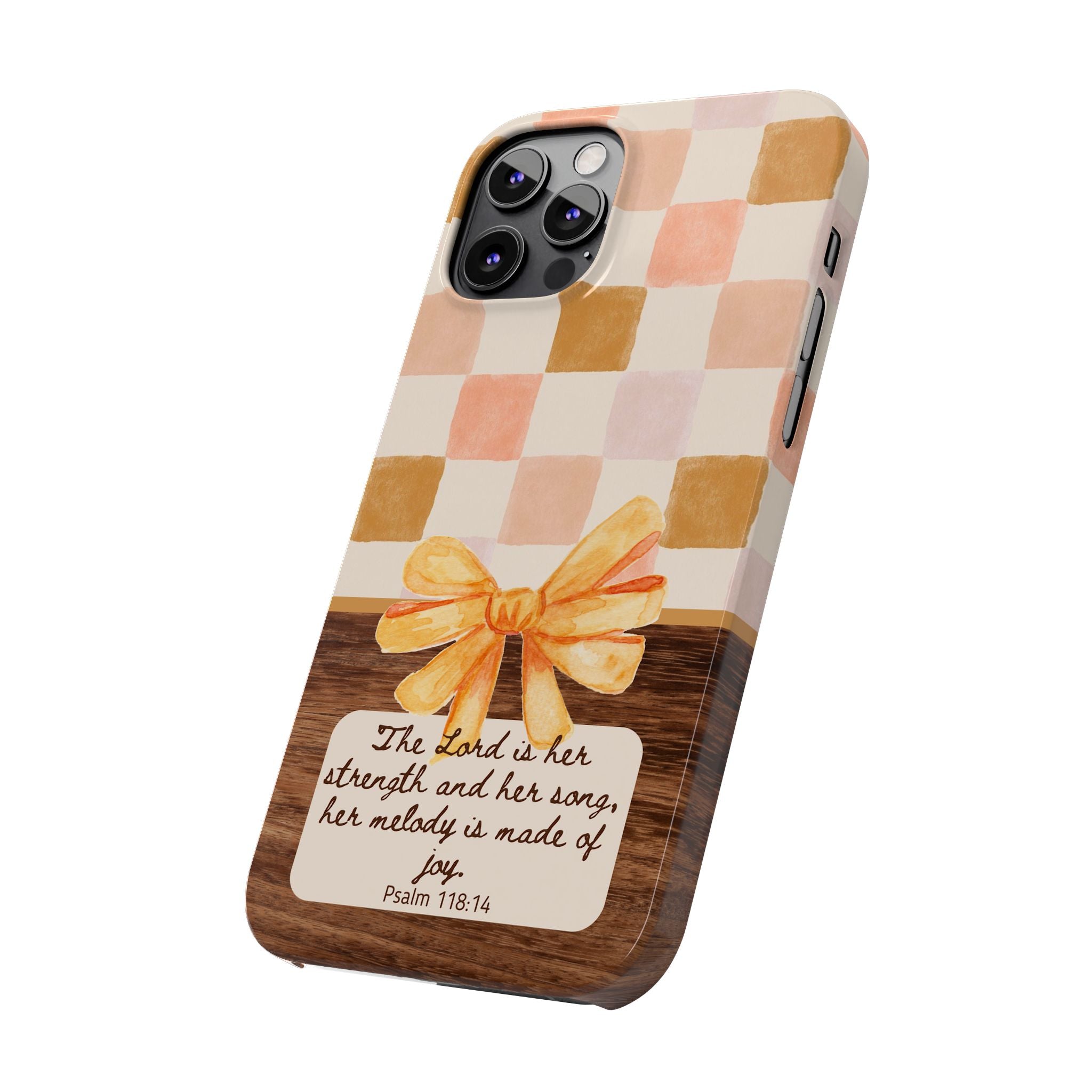 The Lord Is Her Strength iPhone Case