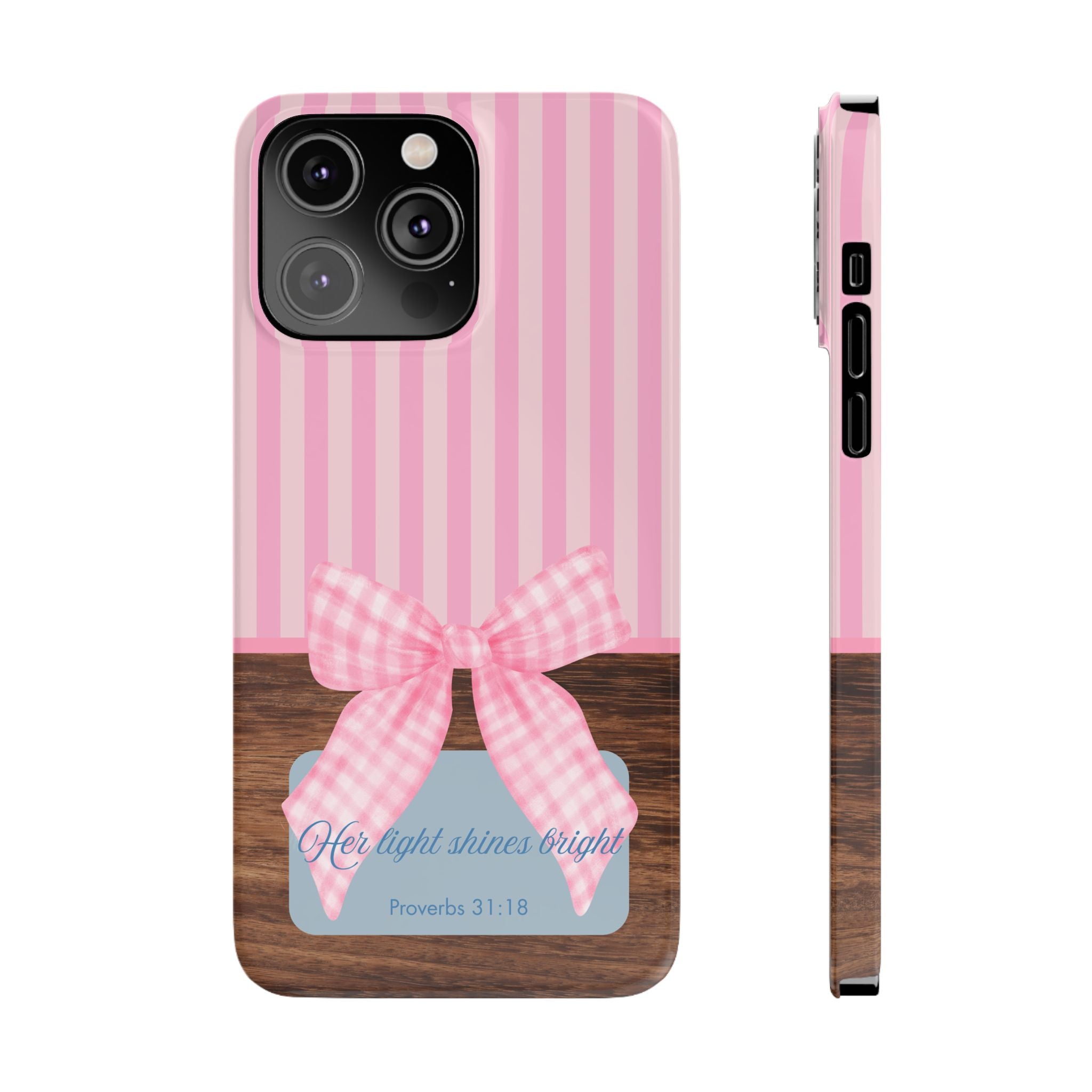 Her Light Shines Bright iPhone Case