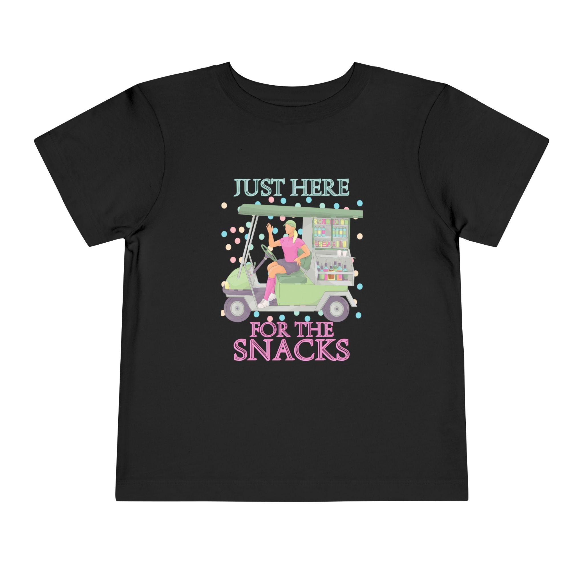 Just here for the snacks golf Toddler Tee