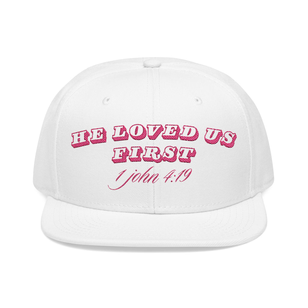 He Loved Us First Embroidered Hat