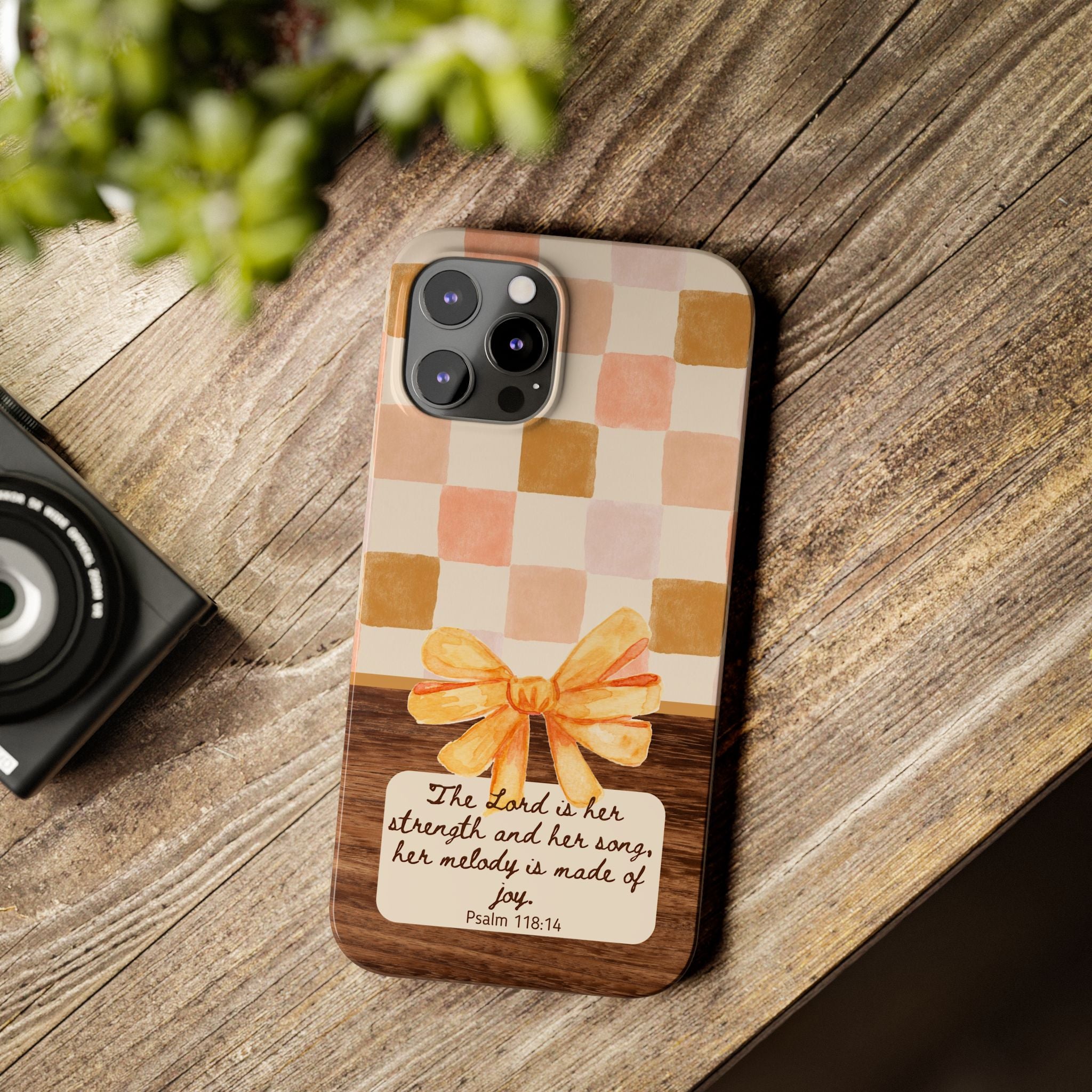 The Lord Is Her Strength iPhone Case