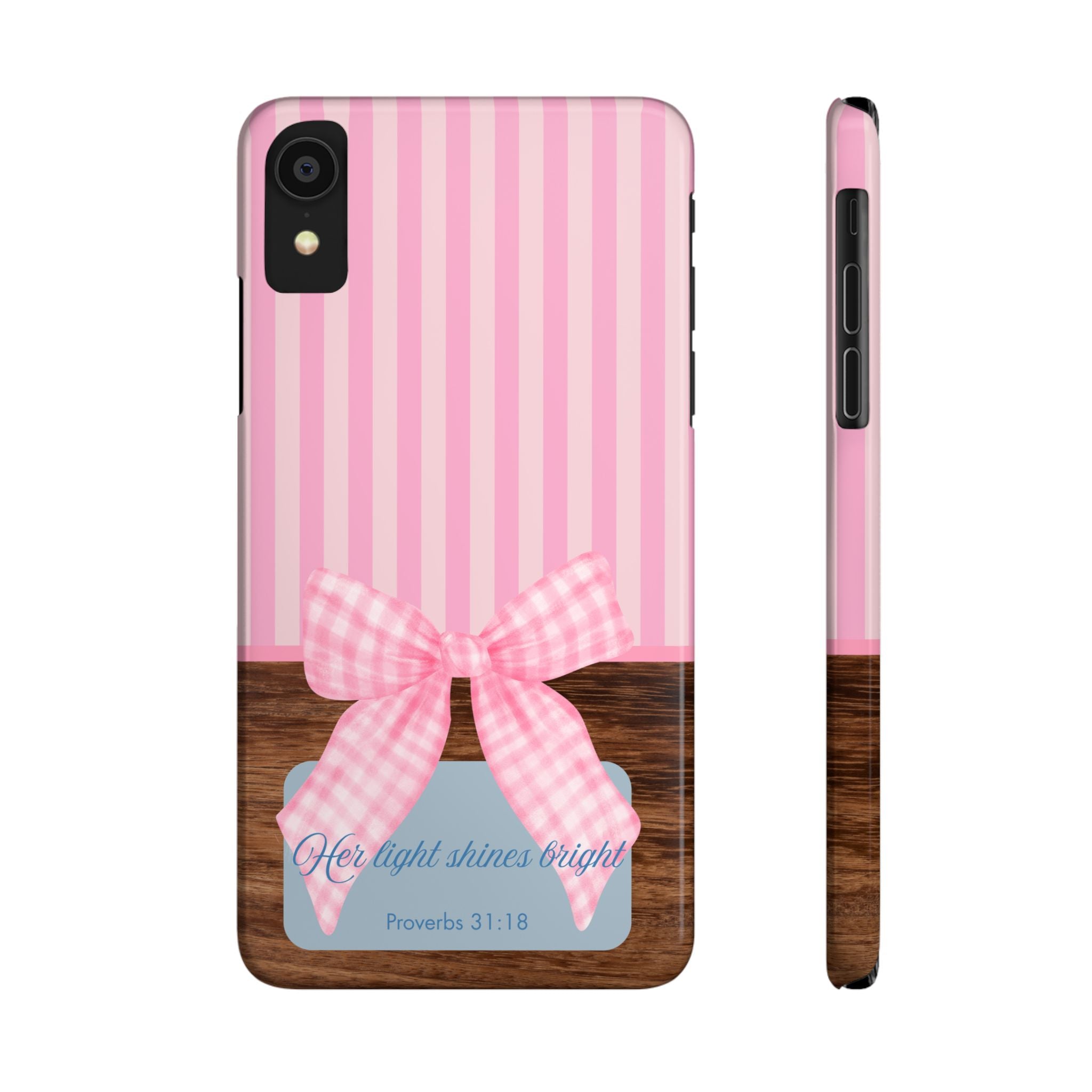 Her Light Shines Bright iPhone Case