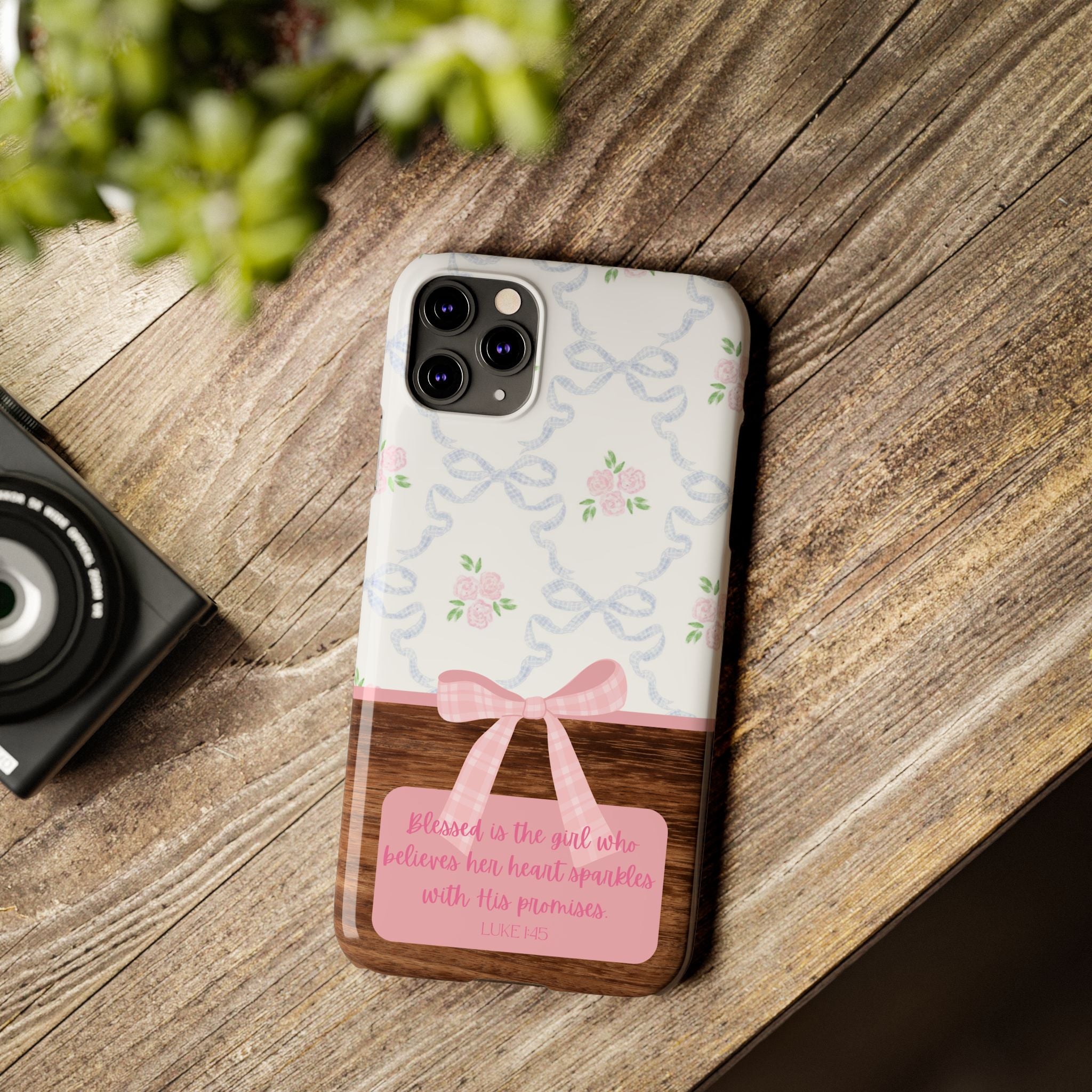 Blessed Is The Girl iPhone Case
