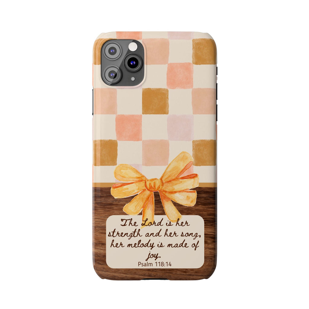 The Lord Is Her Strength iPhone Case