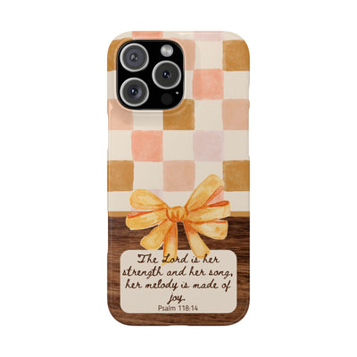 The Lord Is Her Strength iPhone Case