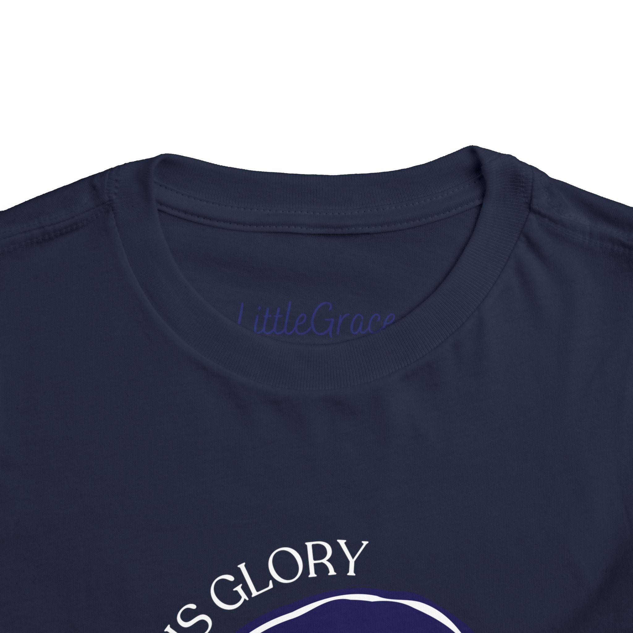 All For His Glory Smiley Toddler Tee