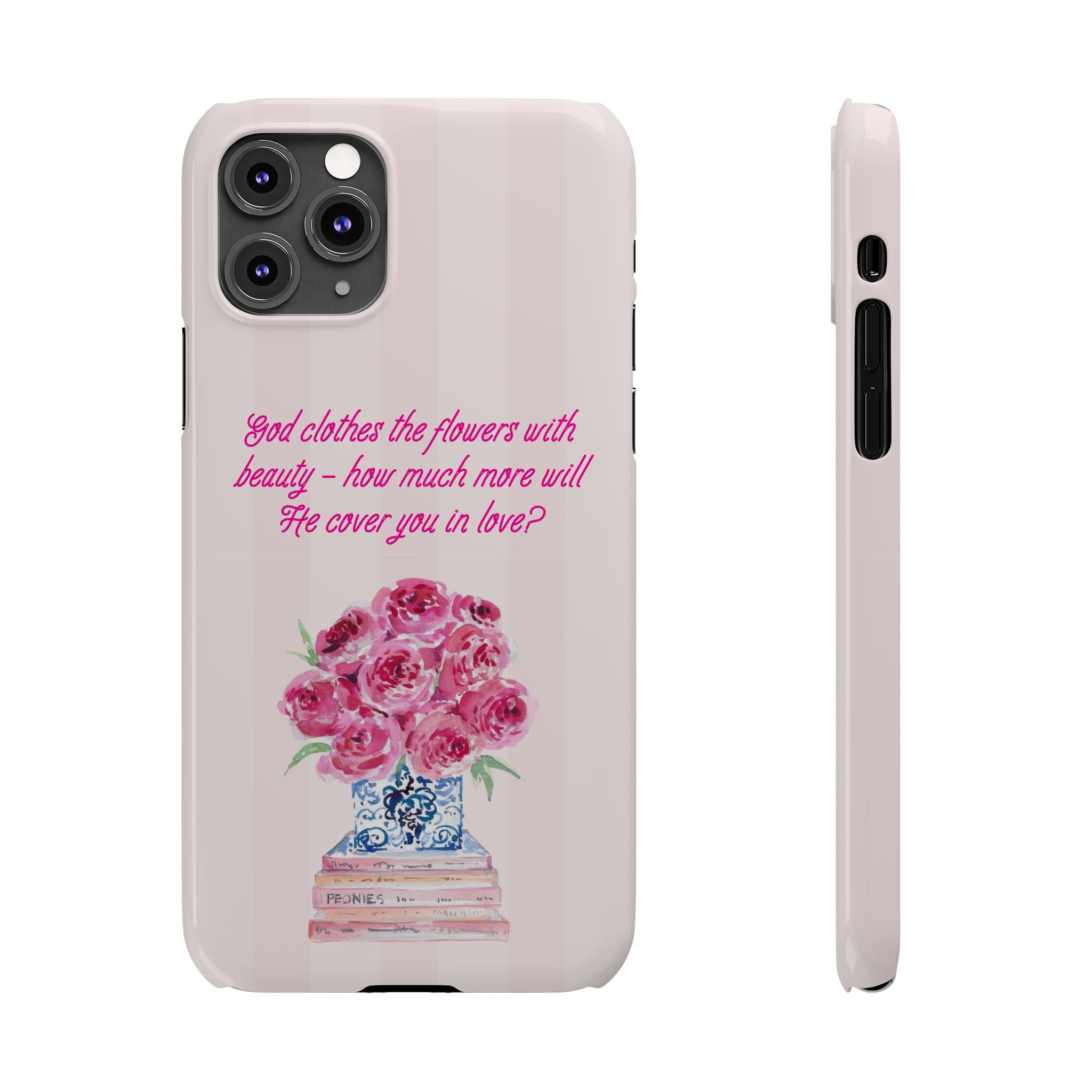 God Clothes The Flowers In Beauty Calling iPhone Case