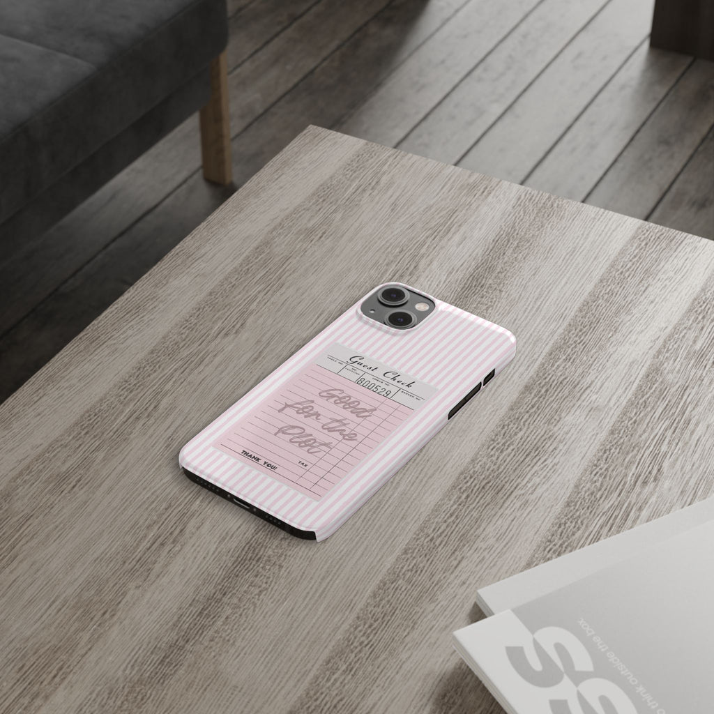 Good For The Plot iPhone Case