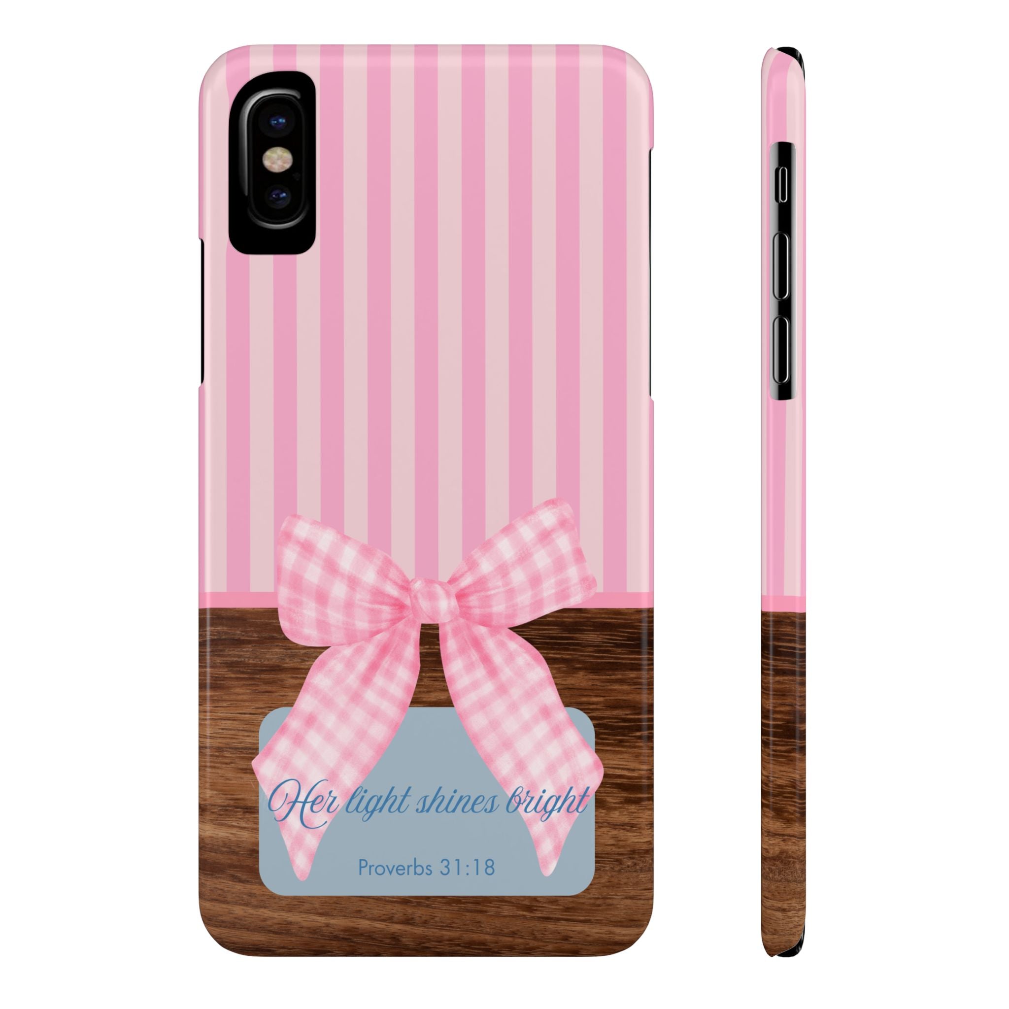 Her Light Shines Bright iPhone Case