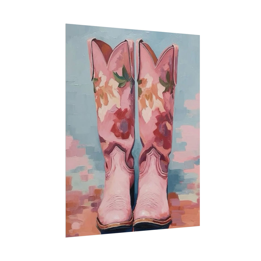 Cowgirl Boots Unframed Poster