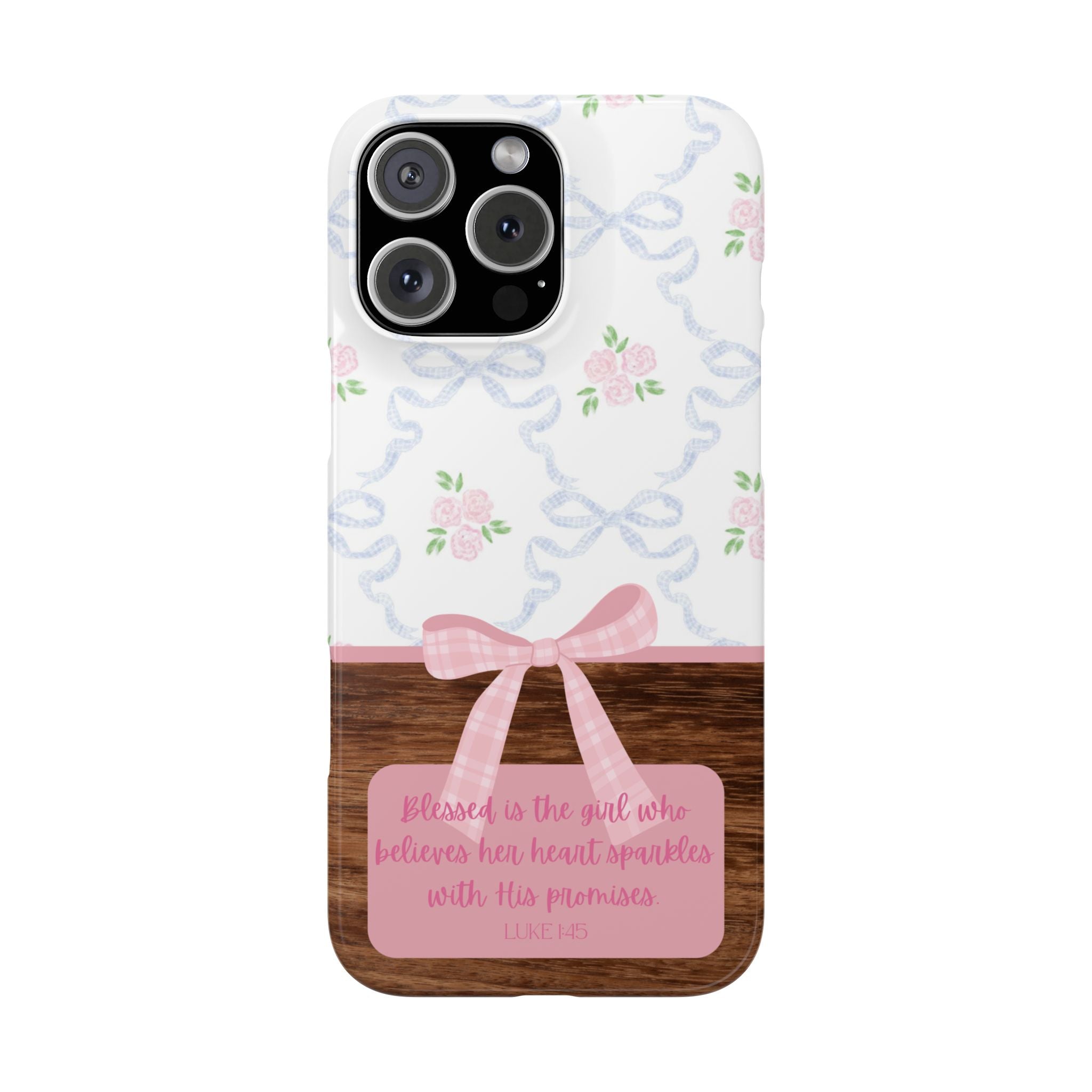 Blessed Is The Girl iPhone Case