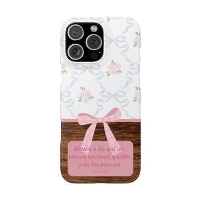 Blessed Is The Girl iPhone Case