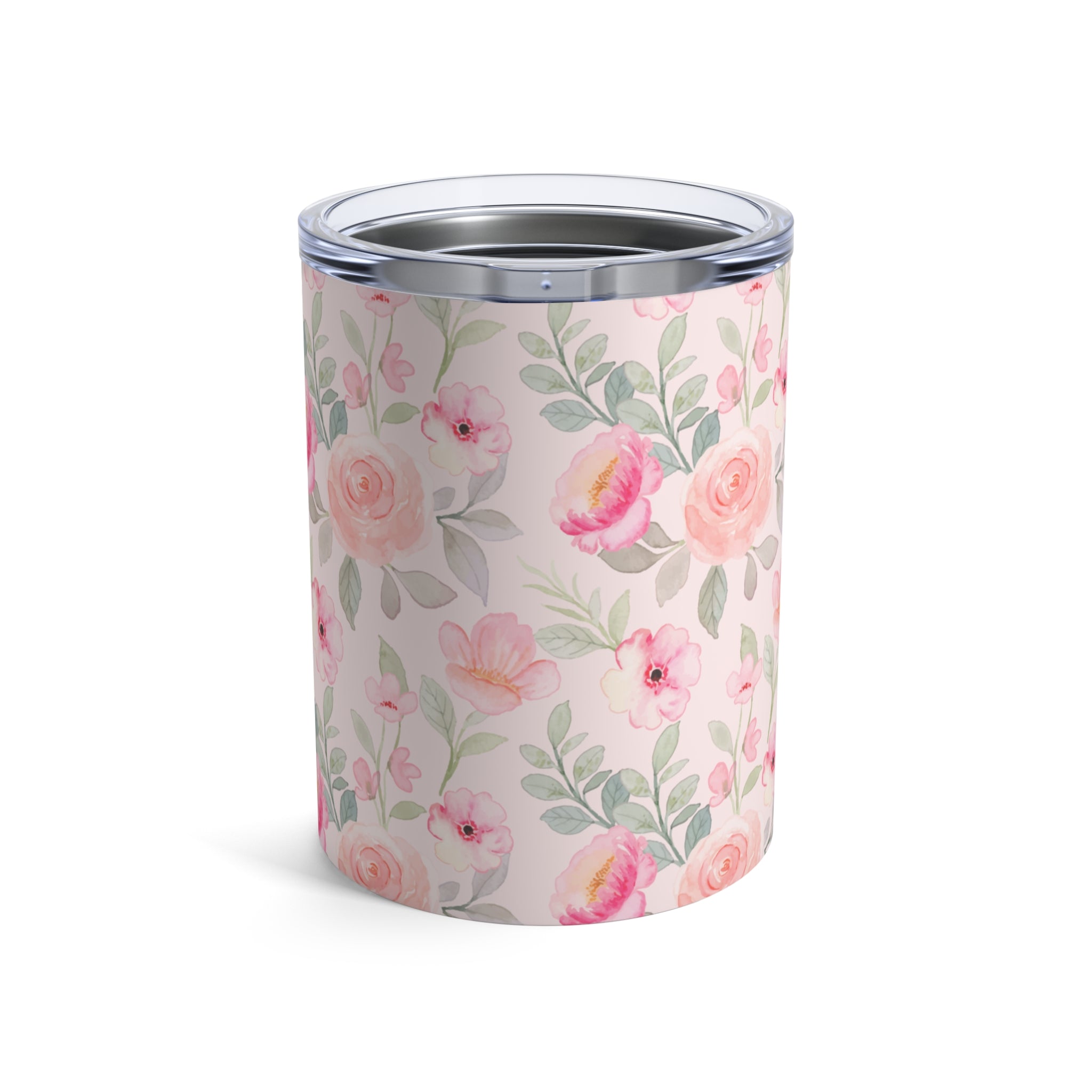 Pink Peach Flower Mini Tumbler