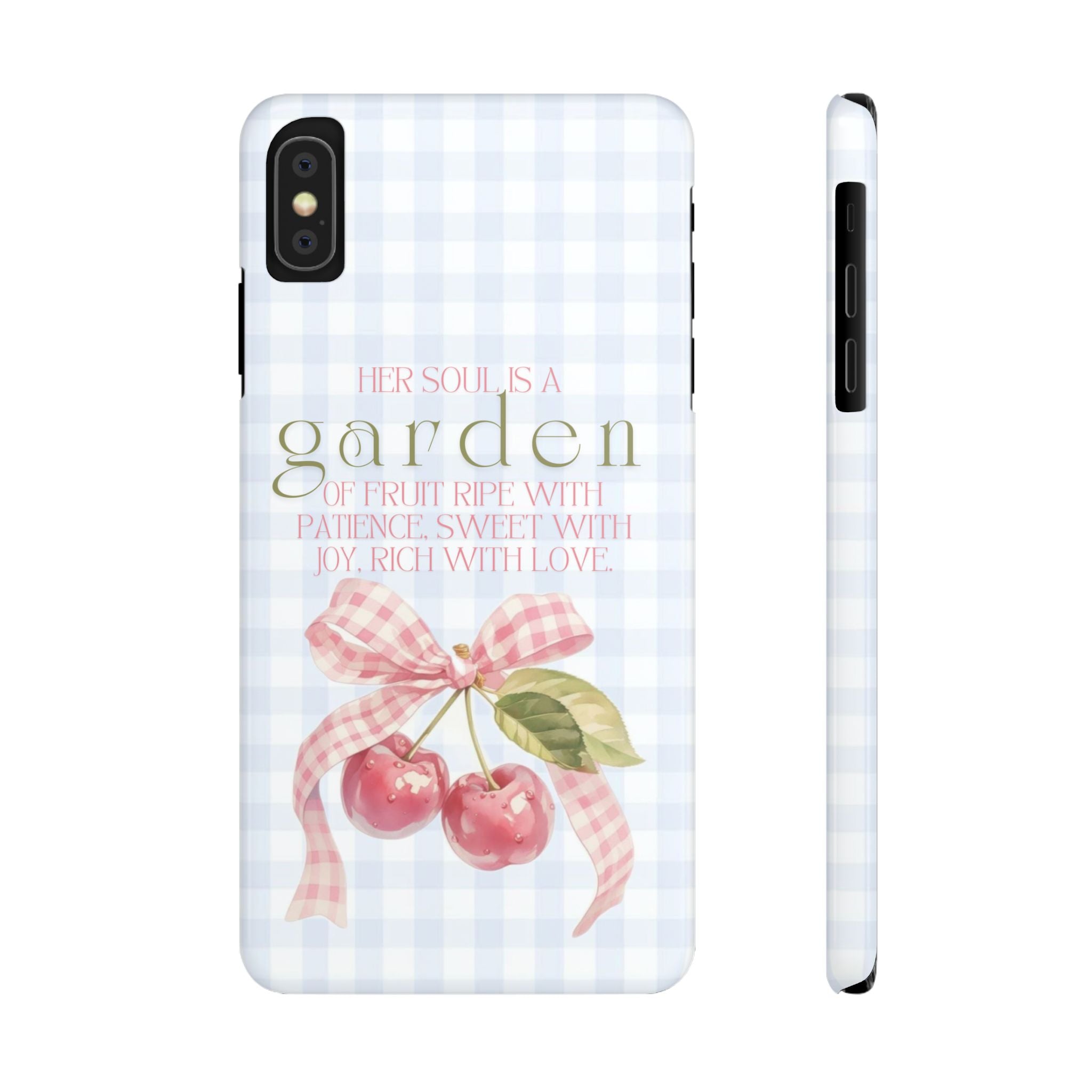 Her Soul Is A Garden iPhone Case