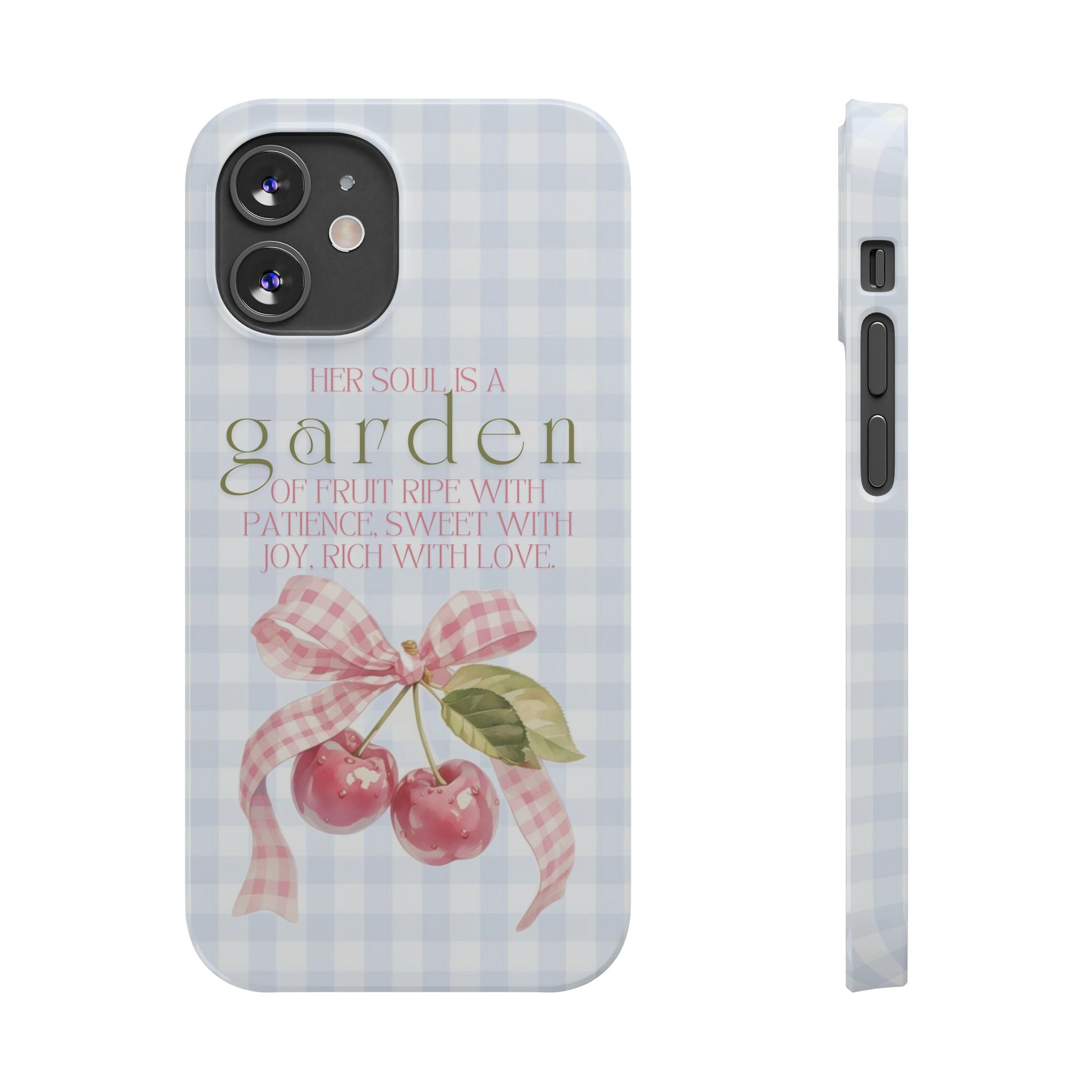 Her Soul Is A Garden iPhone Case