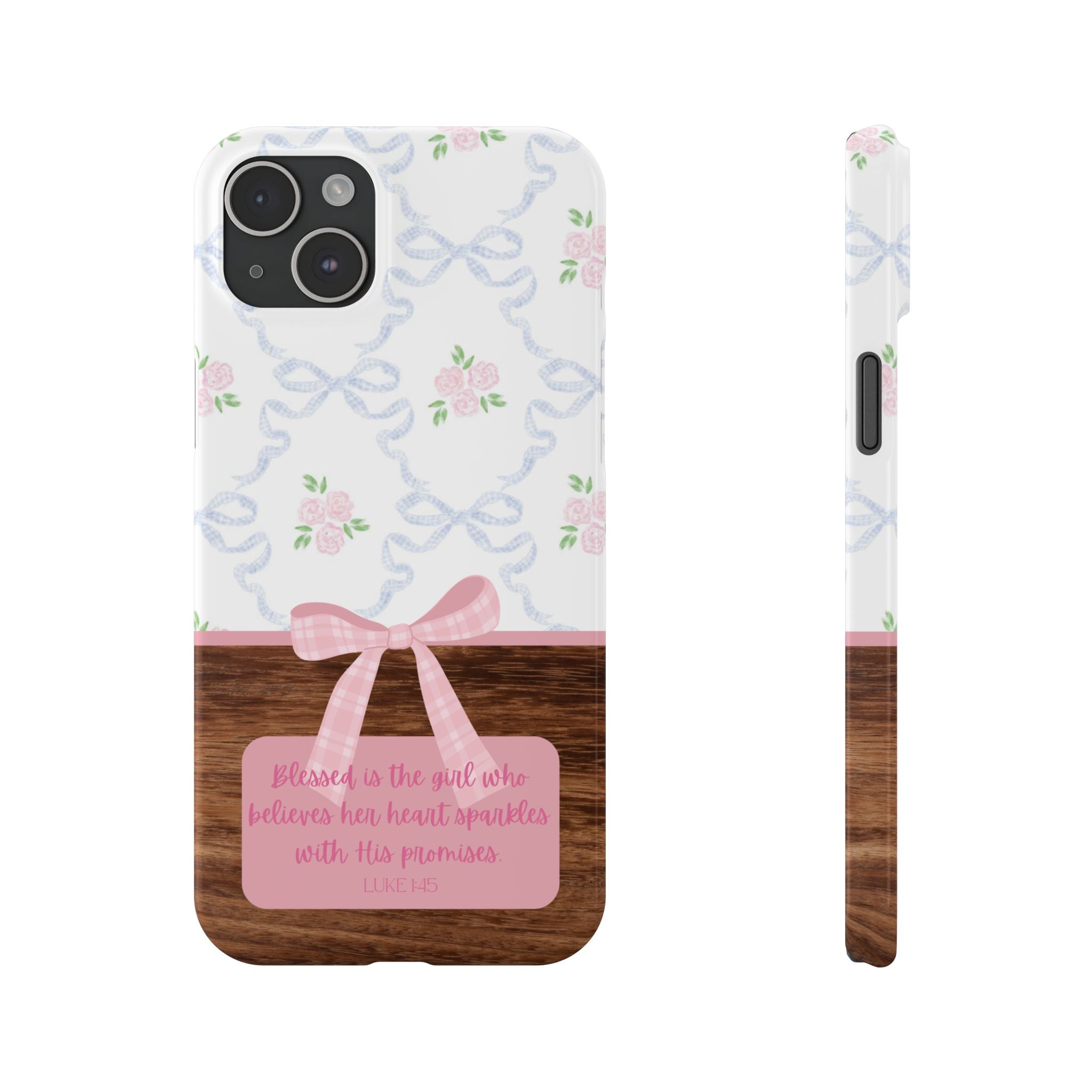 Blessed Is The Girl iPhone Case
