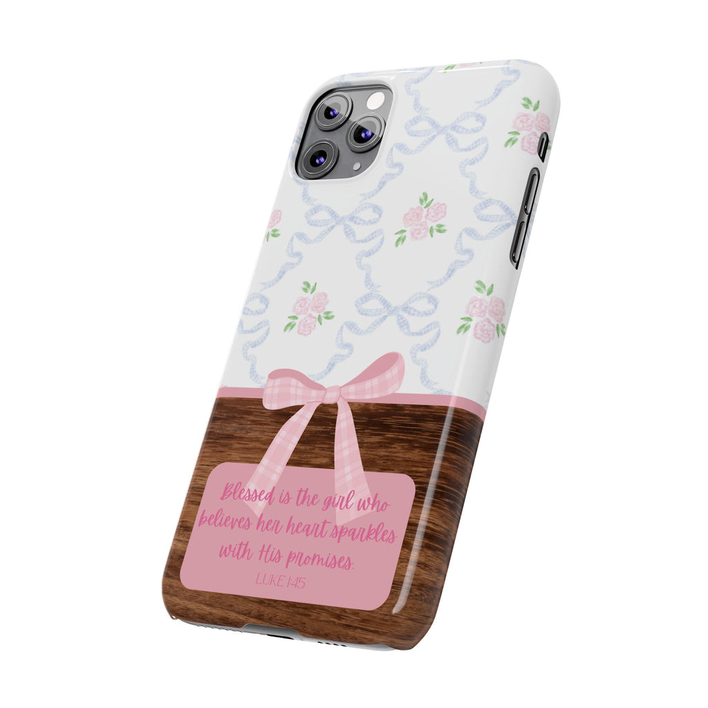 Blessed Is The Girl iPhone Case
