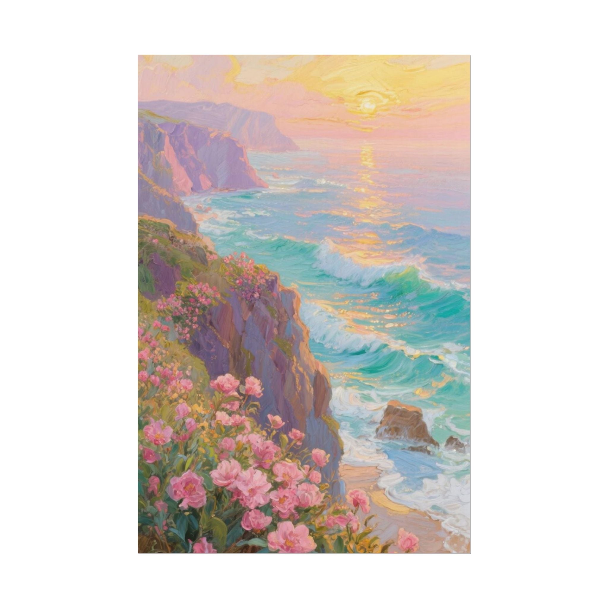 Flower Coast Unframed Poster