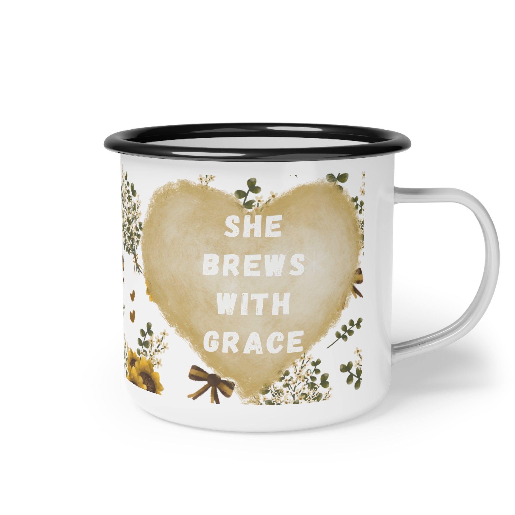 She Brews With Grace Mug